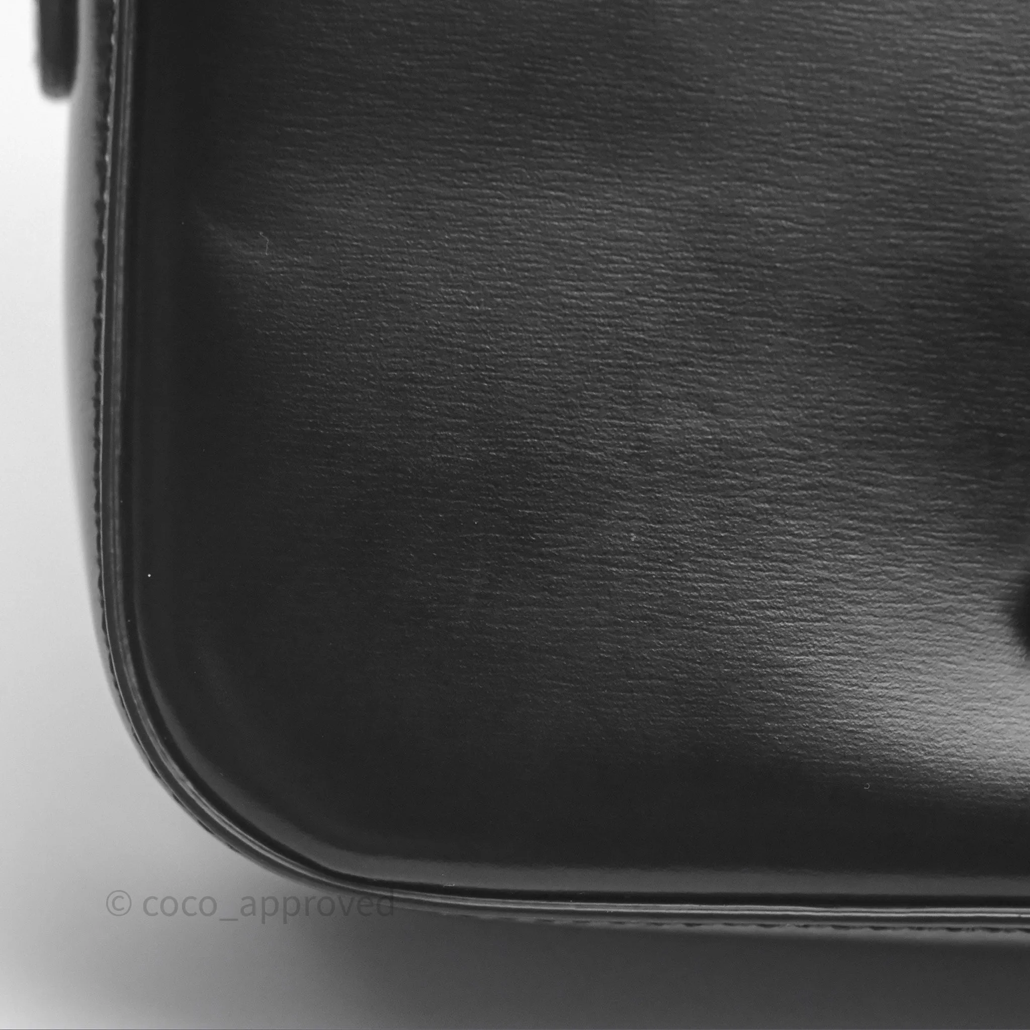 Celine Triomphe Shoulder Bag Black Calfskin