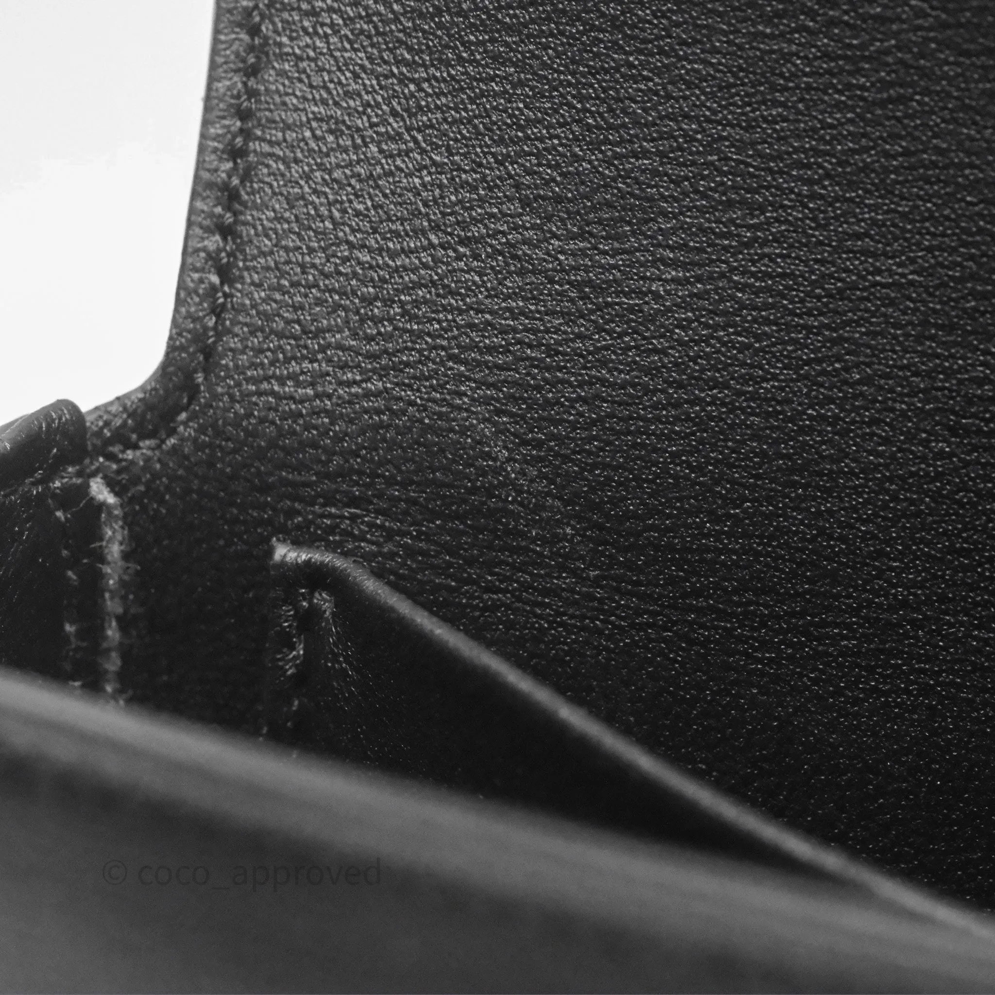 Celine Triomphe Shoulder Bag Black Calfskin