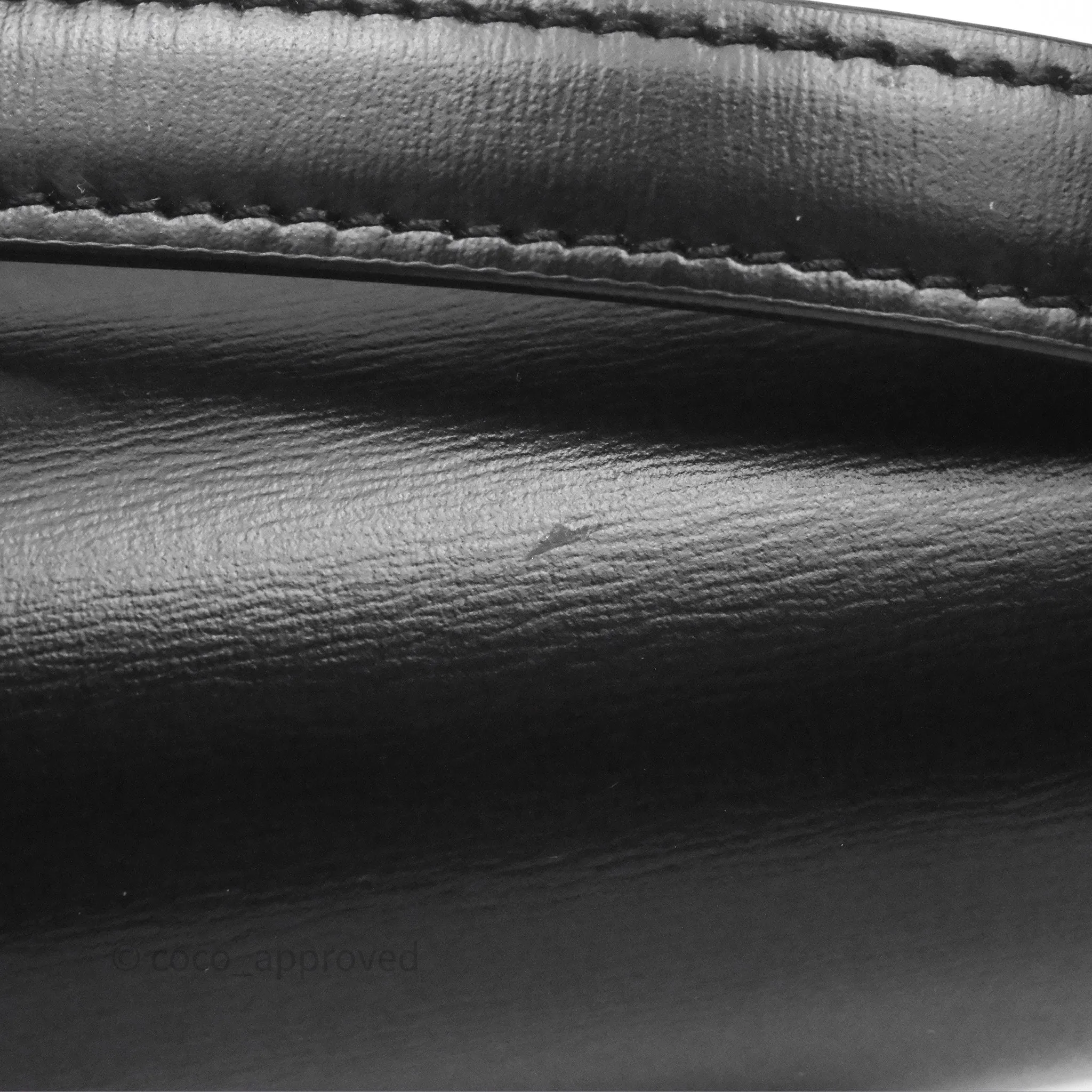 Celine Triomphe Shoulder Bag Black Calfskin