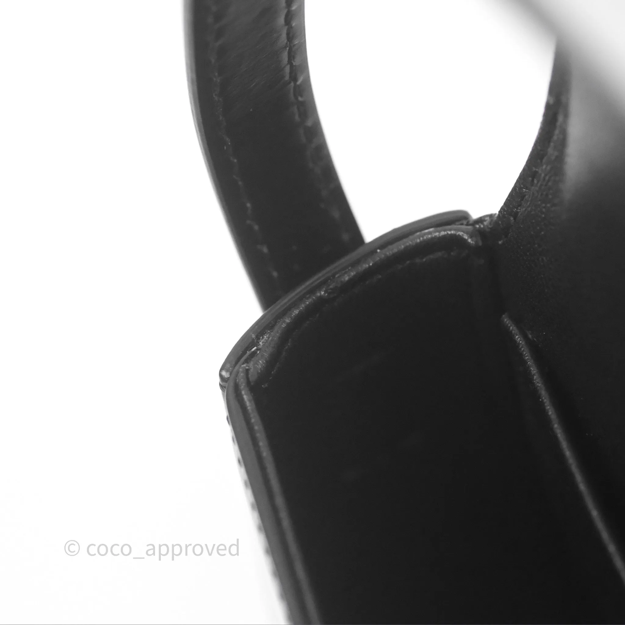 Celine Triomphe Shoulder Bag Black Calfskin