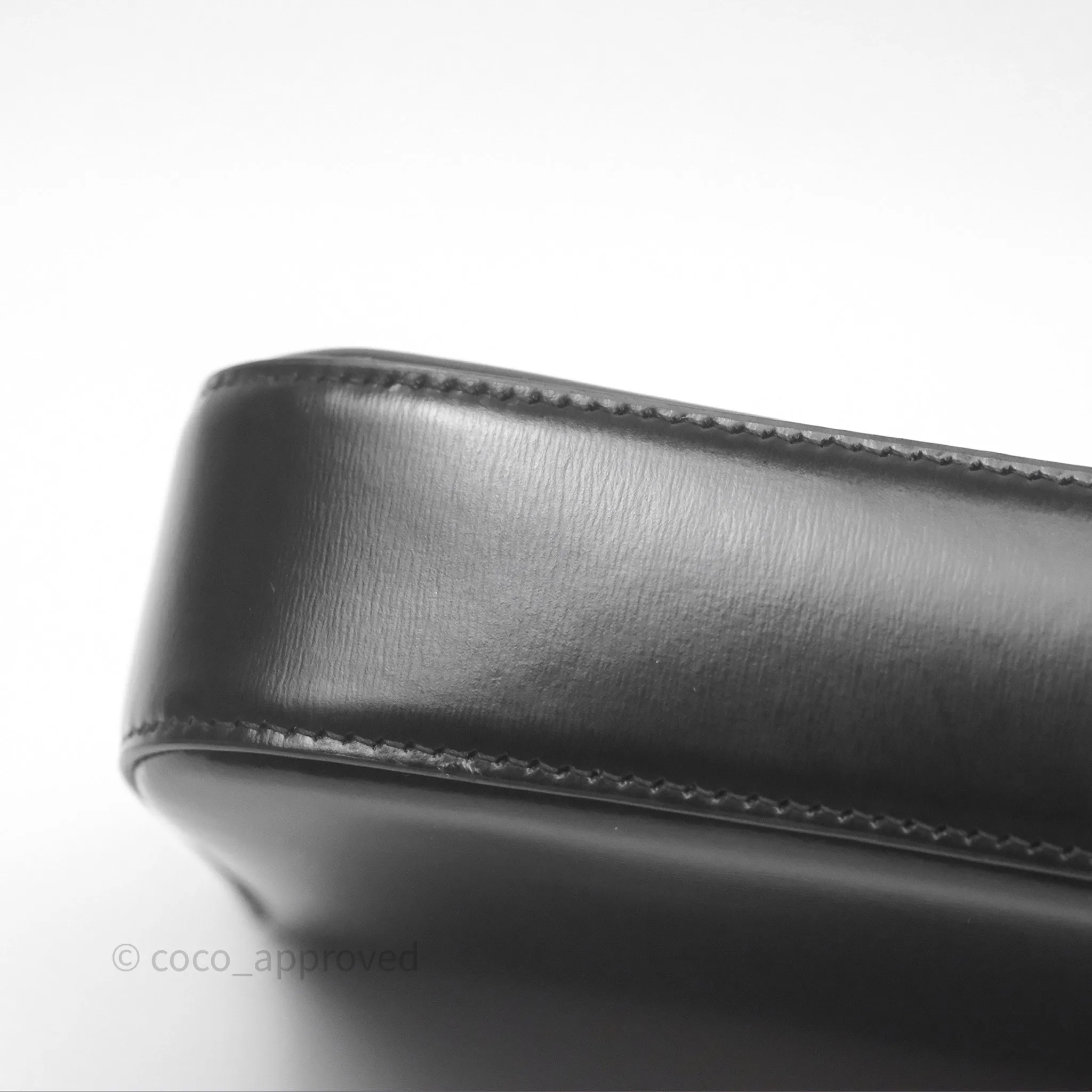 Celine Triomphe Shoulder Bag Black Calfskin