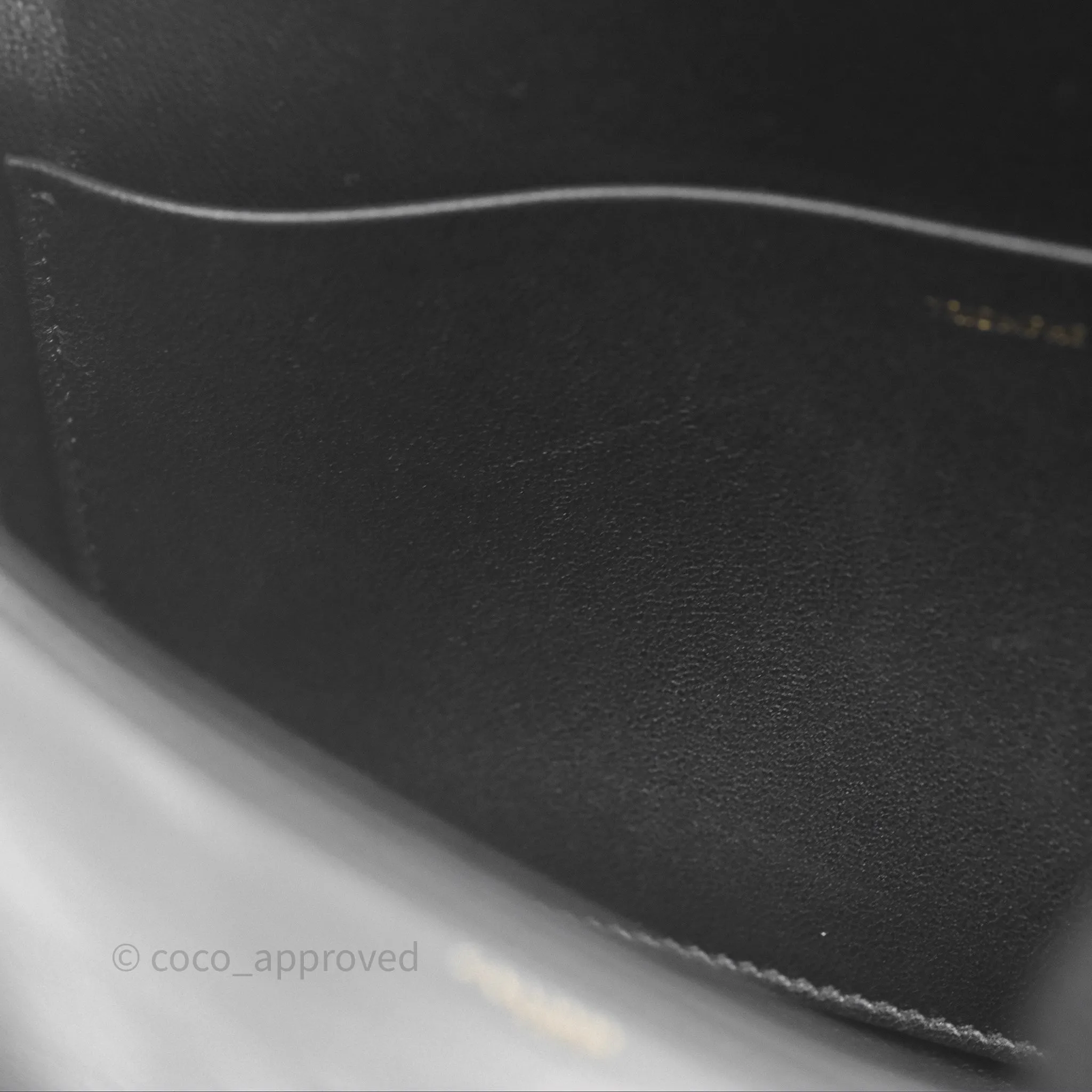 Celine Triomphe Shoulder Bag Black Calfskin