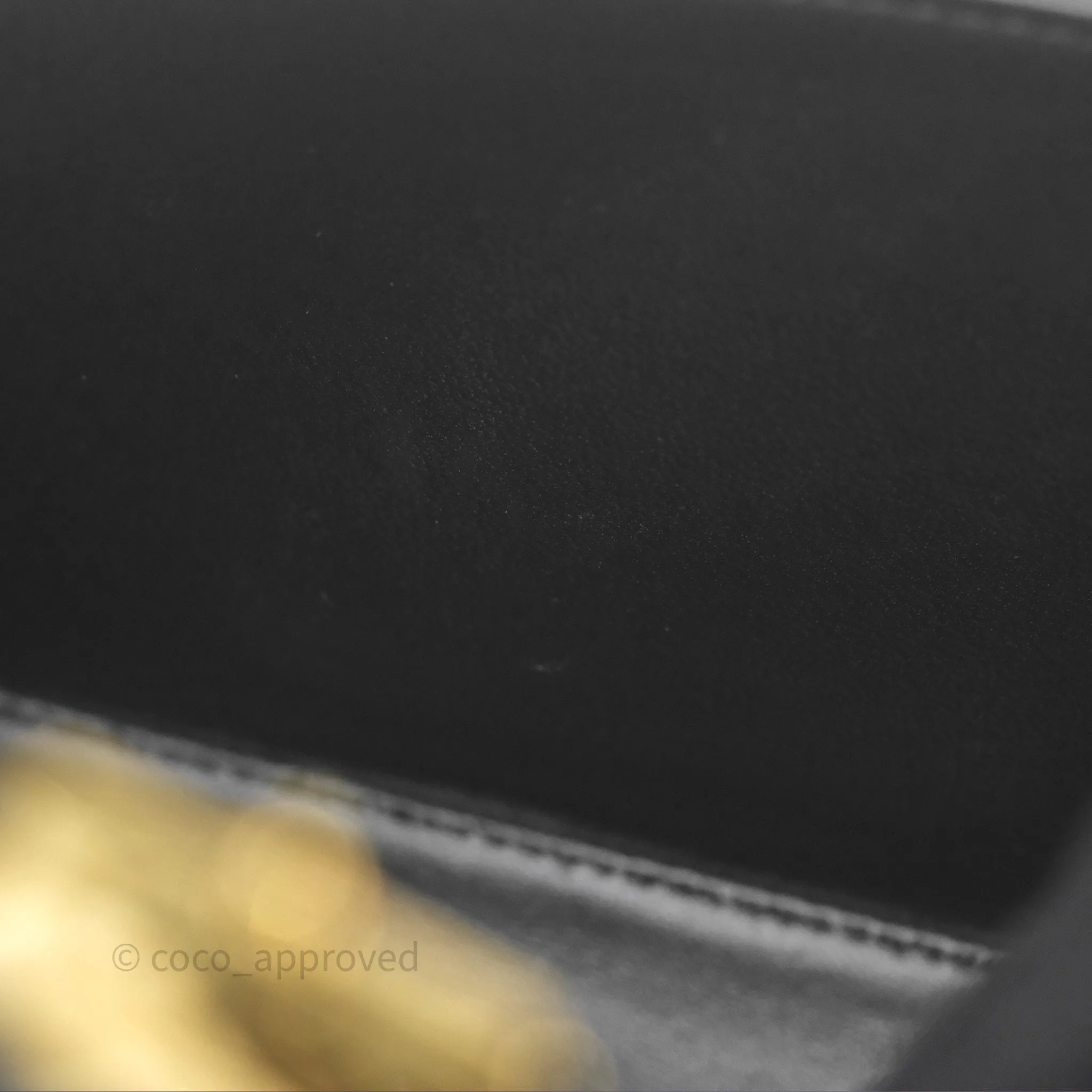 Celine Triomphe Shoulder Bag Black Calfskin