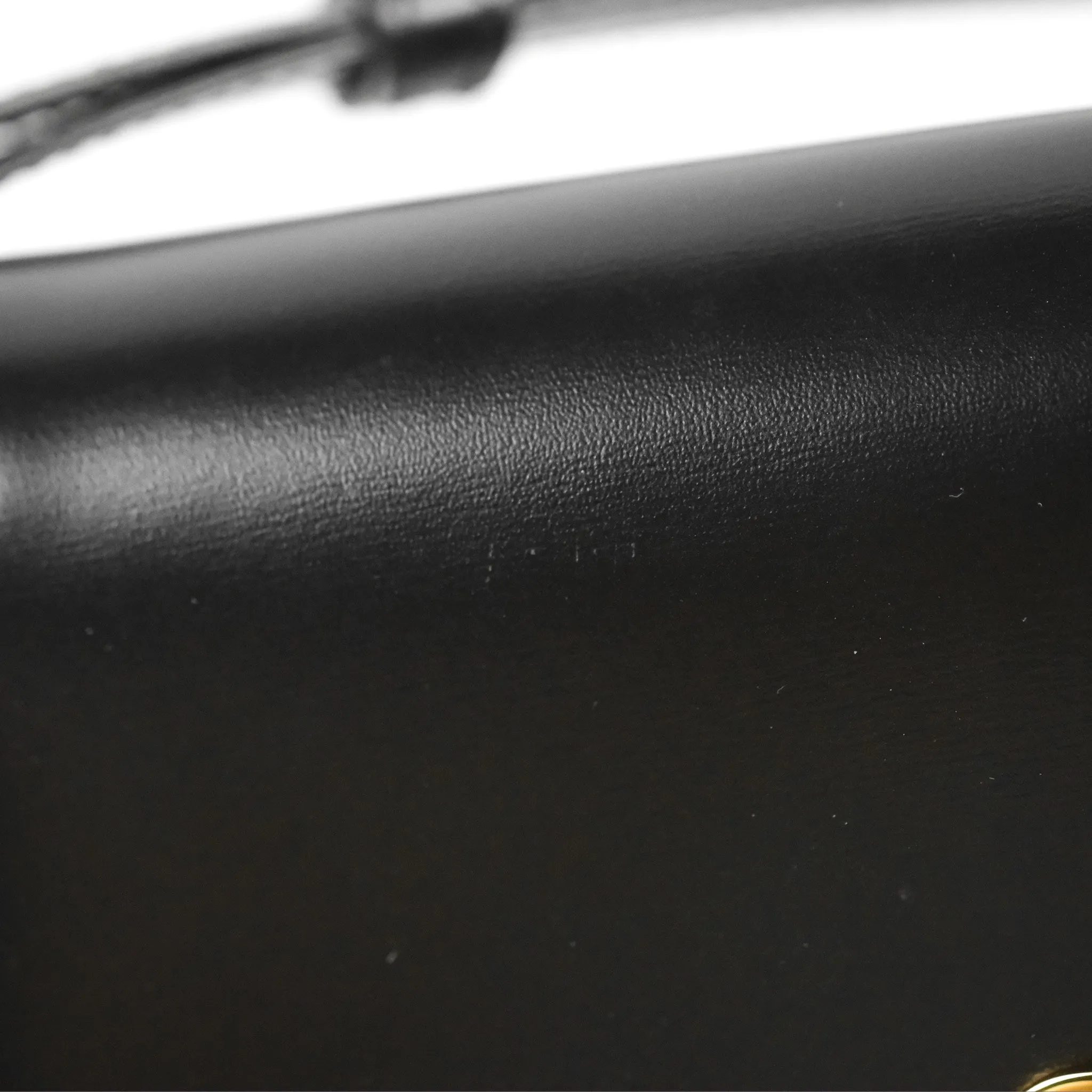 Celine Triomphe Shoulder Bag Black Calfskin