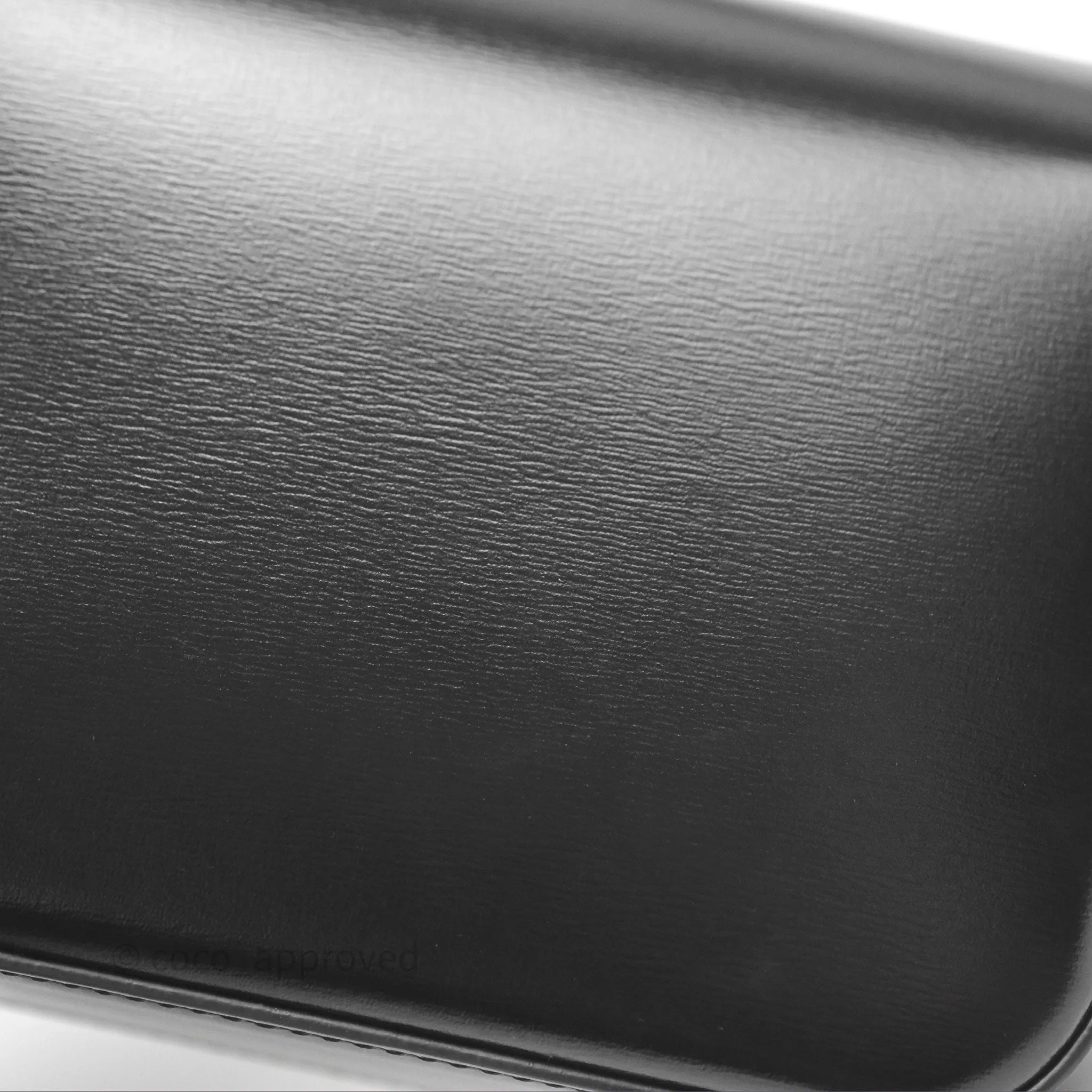 Celine Triomphe Shoulder Bag Black Calfskin