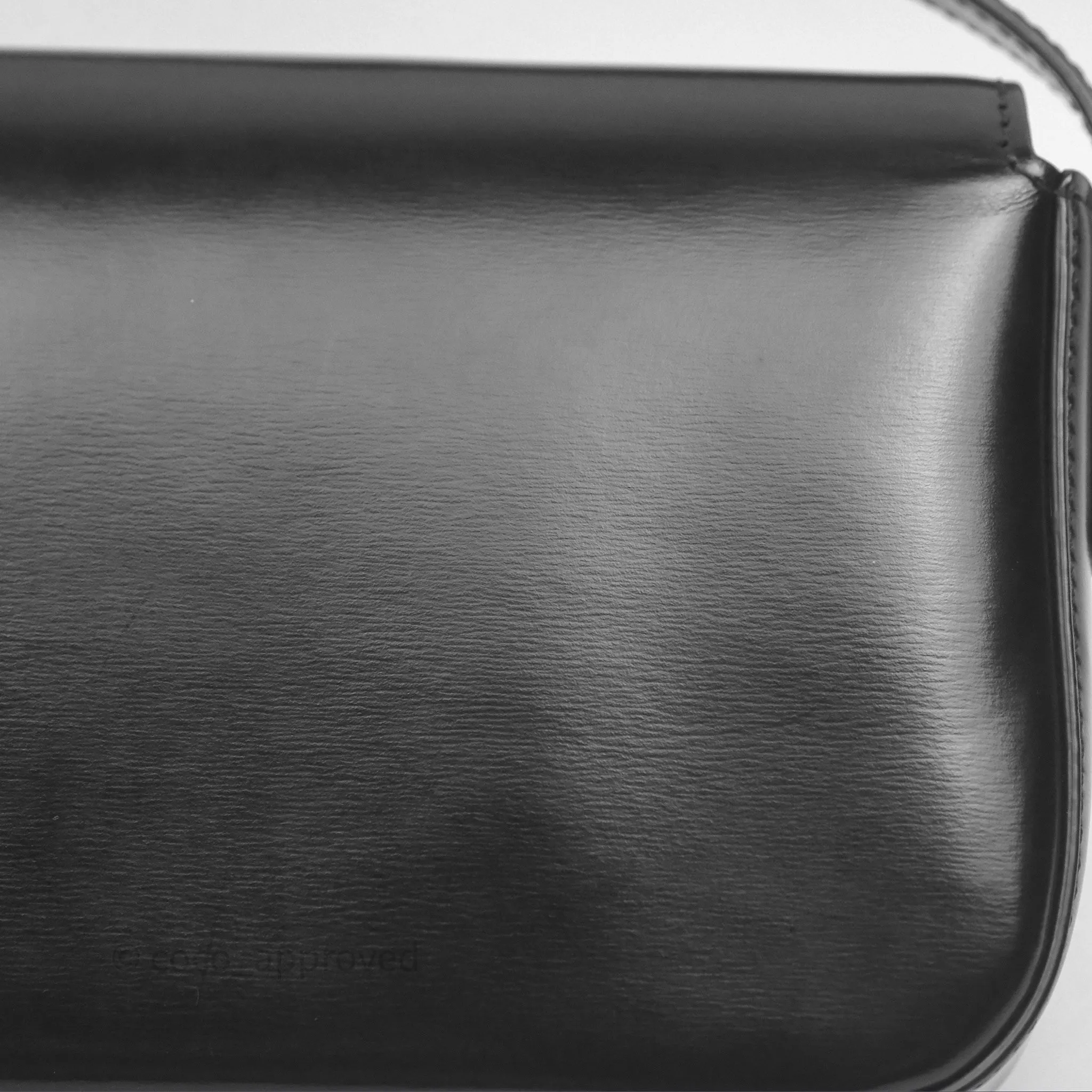 Celine Triomphe Shoulder Bag Black Calfskin