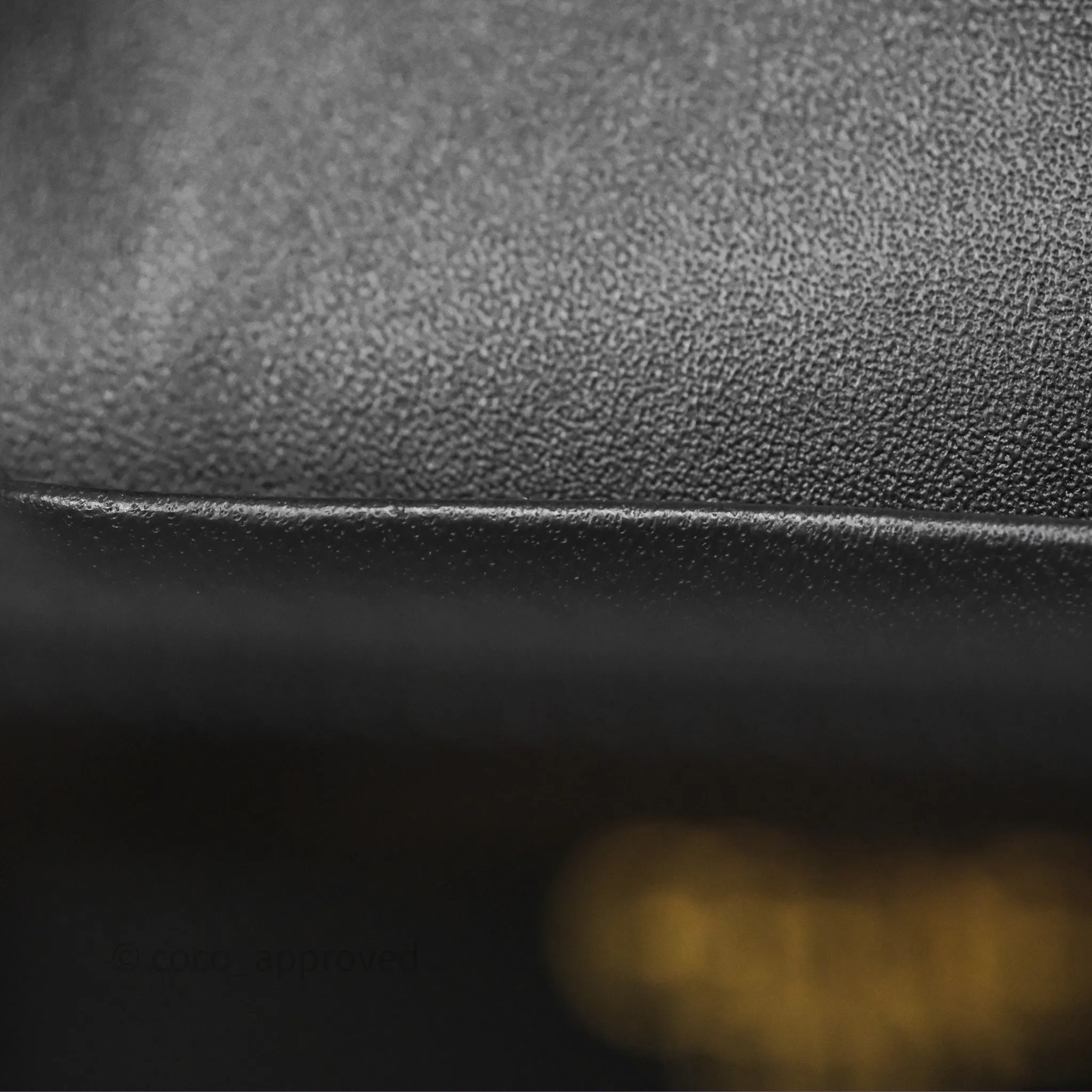 Celine Triomphe Shoulder Bag Black Shiny Calfskin