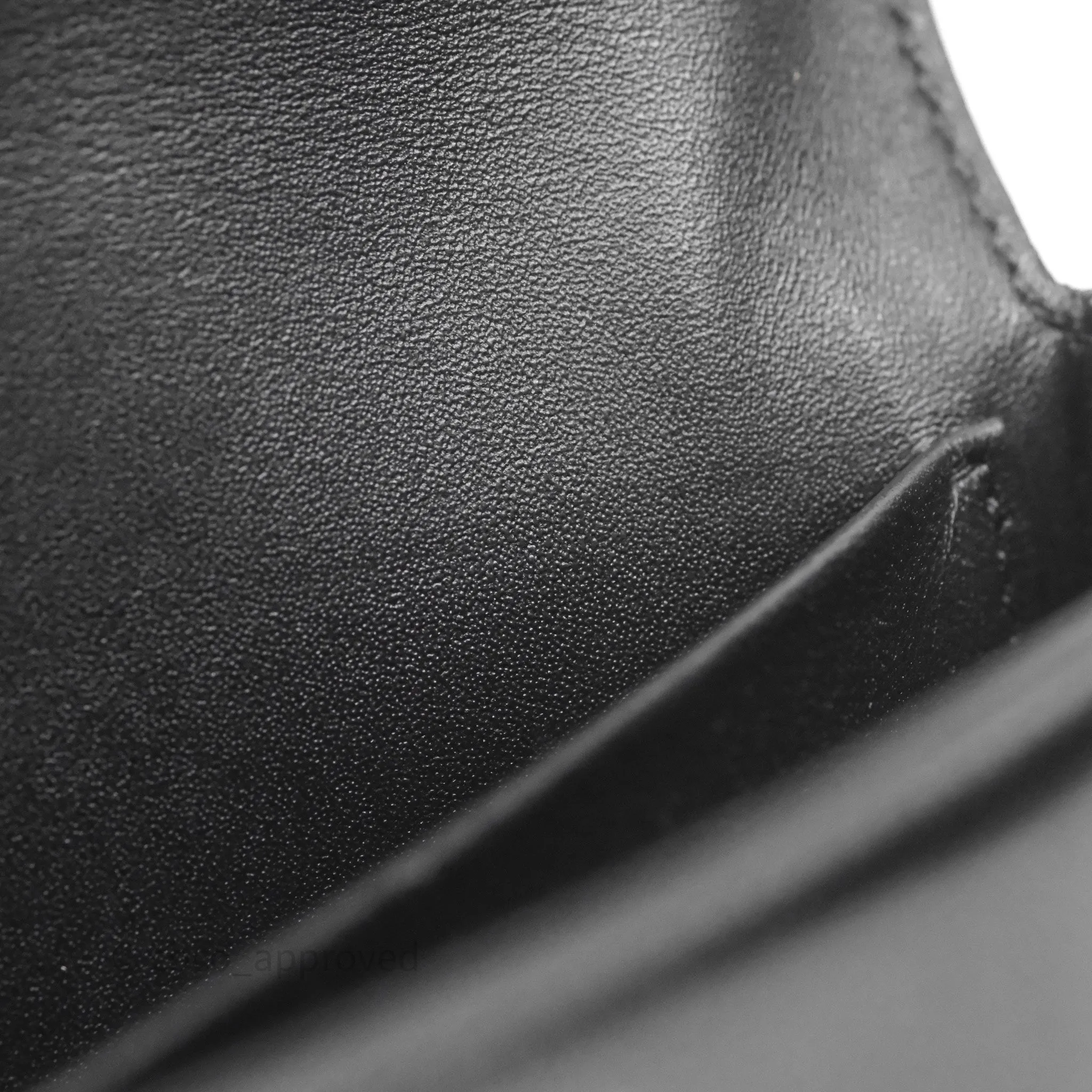 Celine Triomphe Shoulder Bag Black Shiny Calfskin