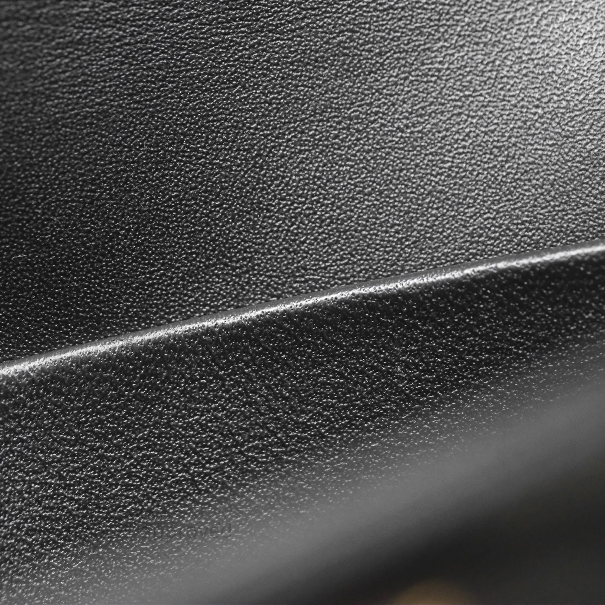 Celine Triomphe Shoulder Bag Black Shiny Calfskin
