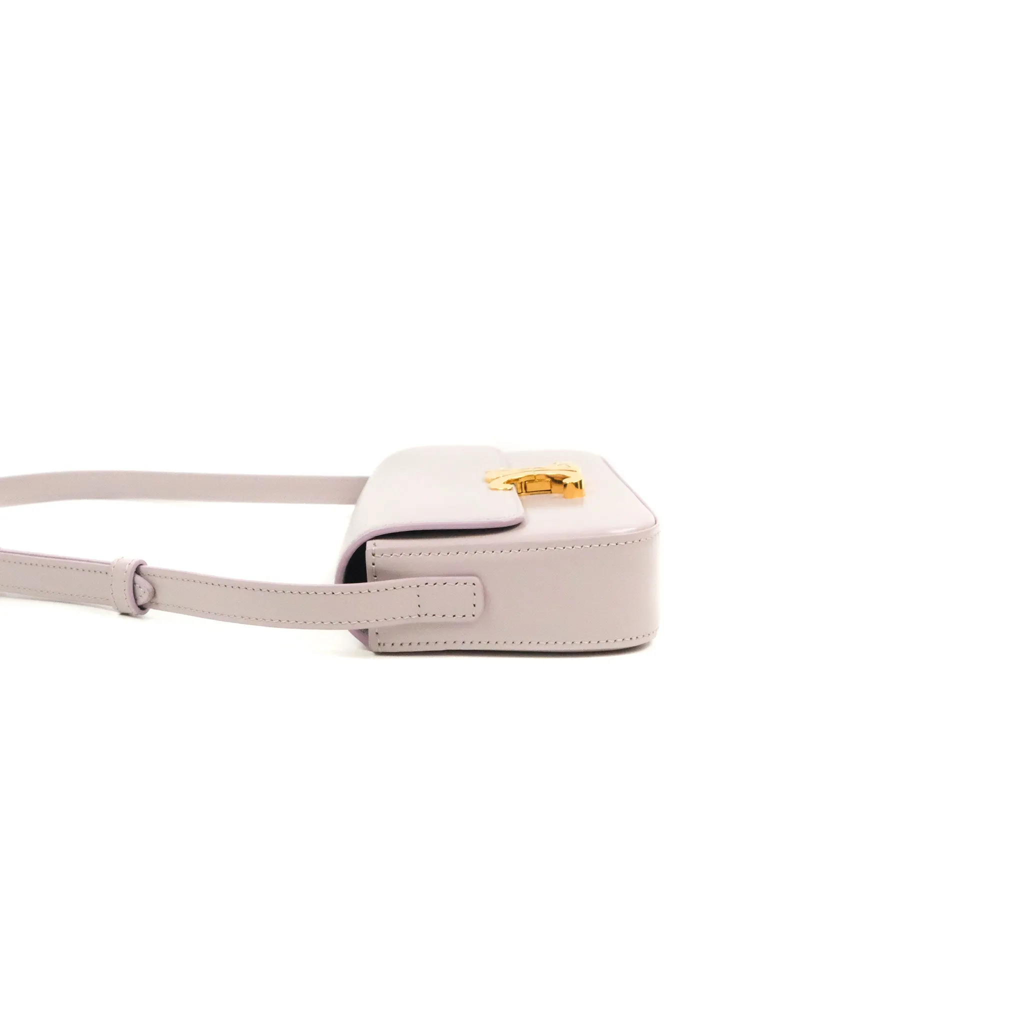 Celine Triomphe Shoulder Bag Peony Calfskin