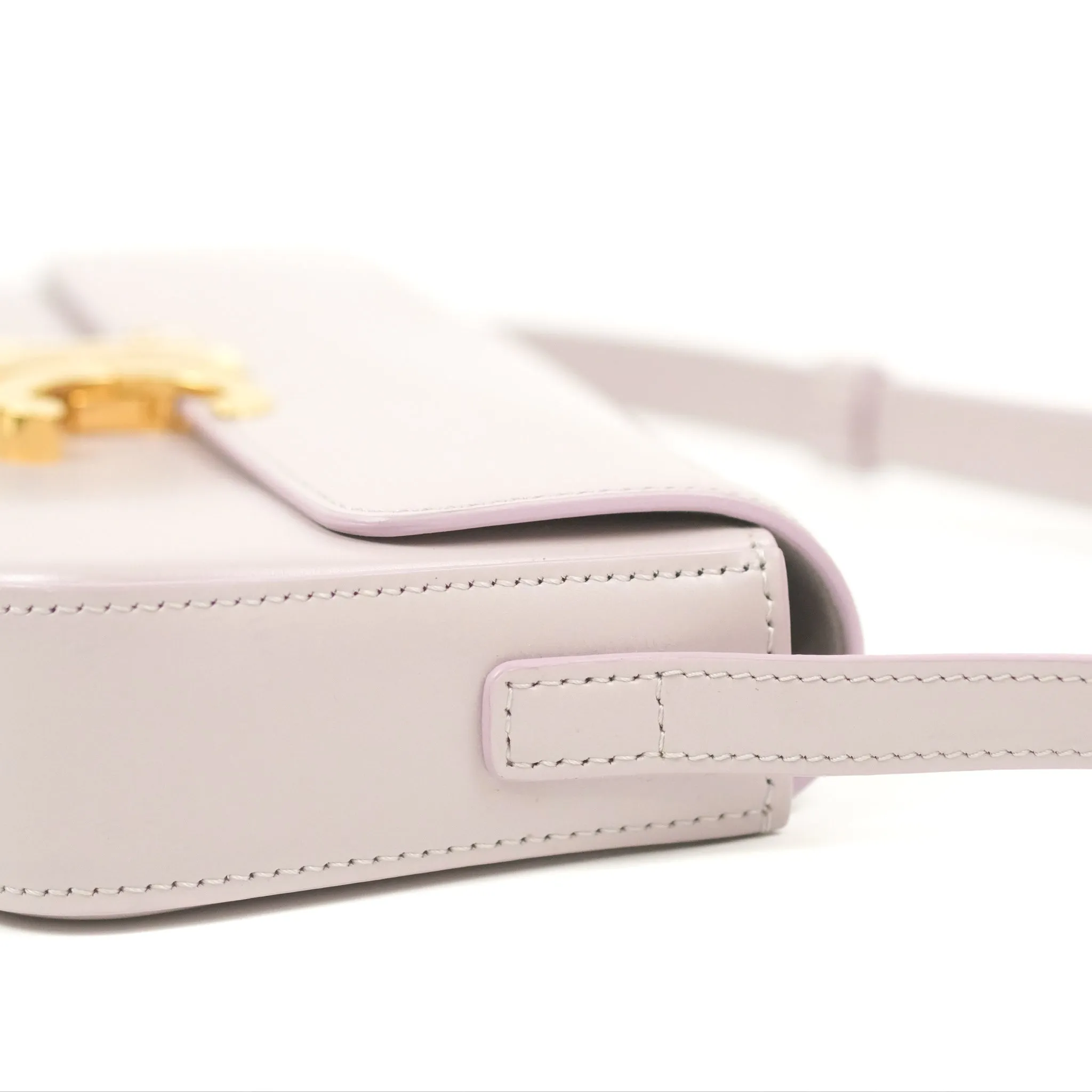 Celine Triomphe Shoulder Bag Peony Calfskin