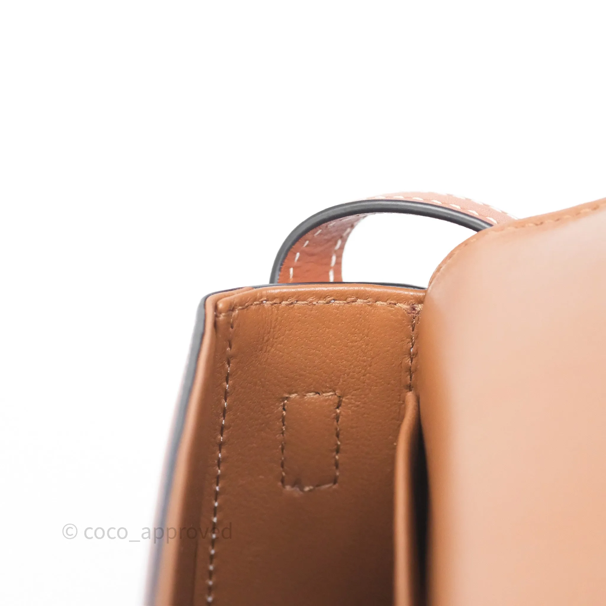Celine Triomphe Shoulder Bag Tan Calfskin
