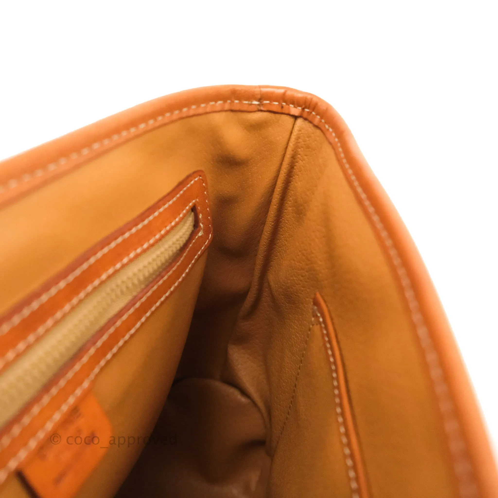 Celine Vintage Brown Canvas Top Handle Bag