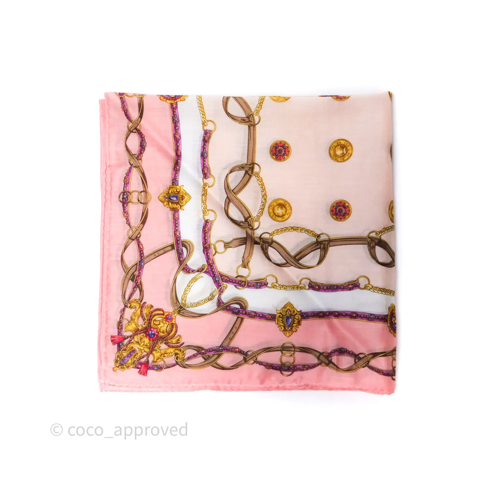 Celine Vintage Scarf Pink