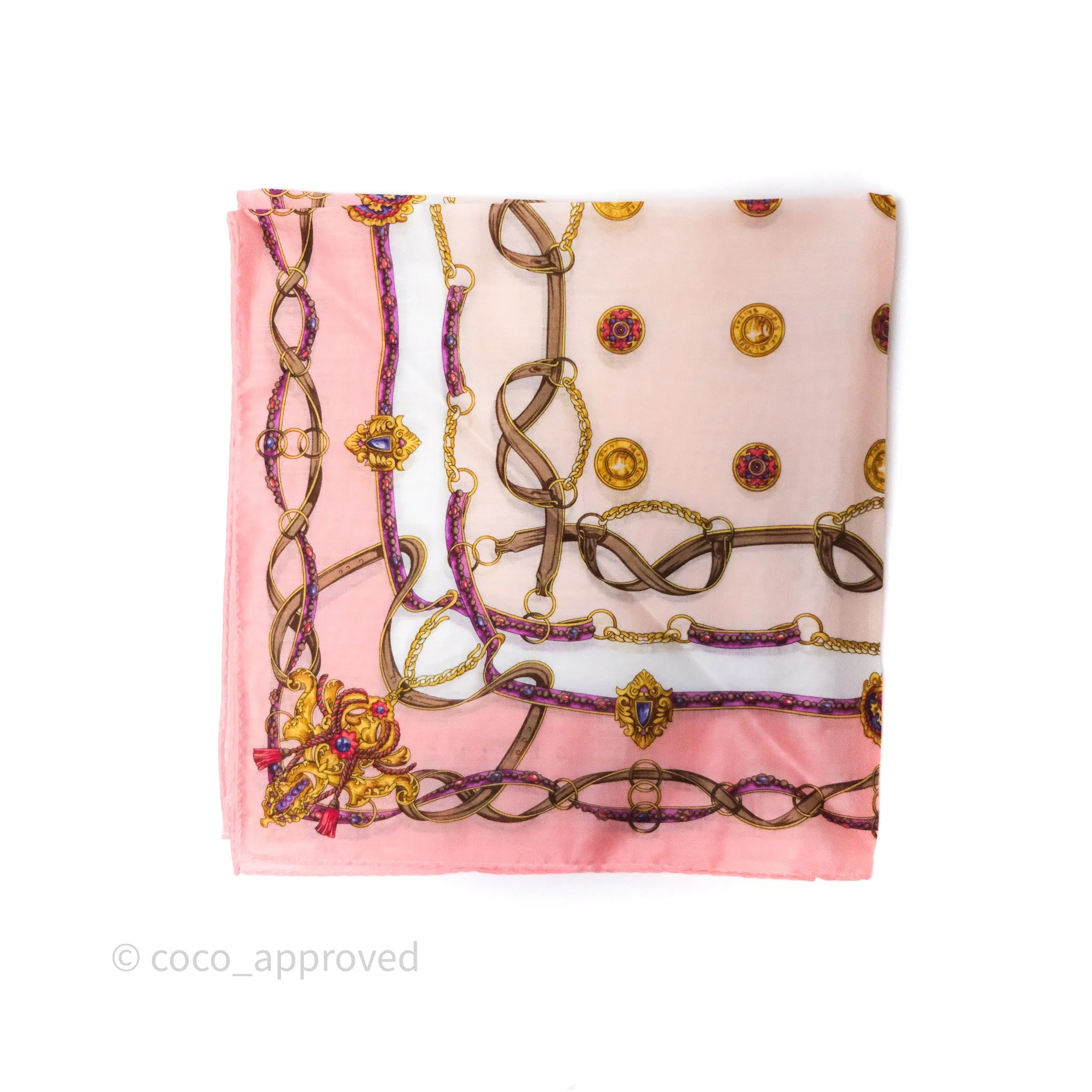 Celine Vintage Scarf Pink