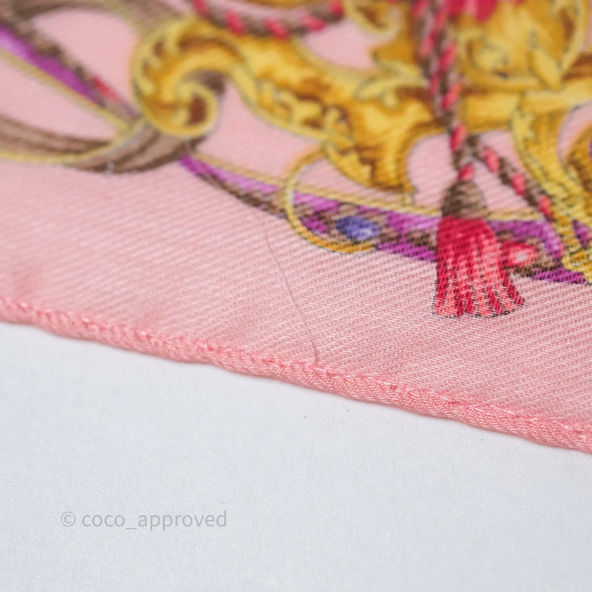 Celine Vintage Scarf Pink