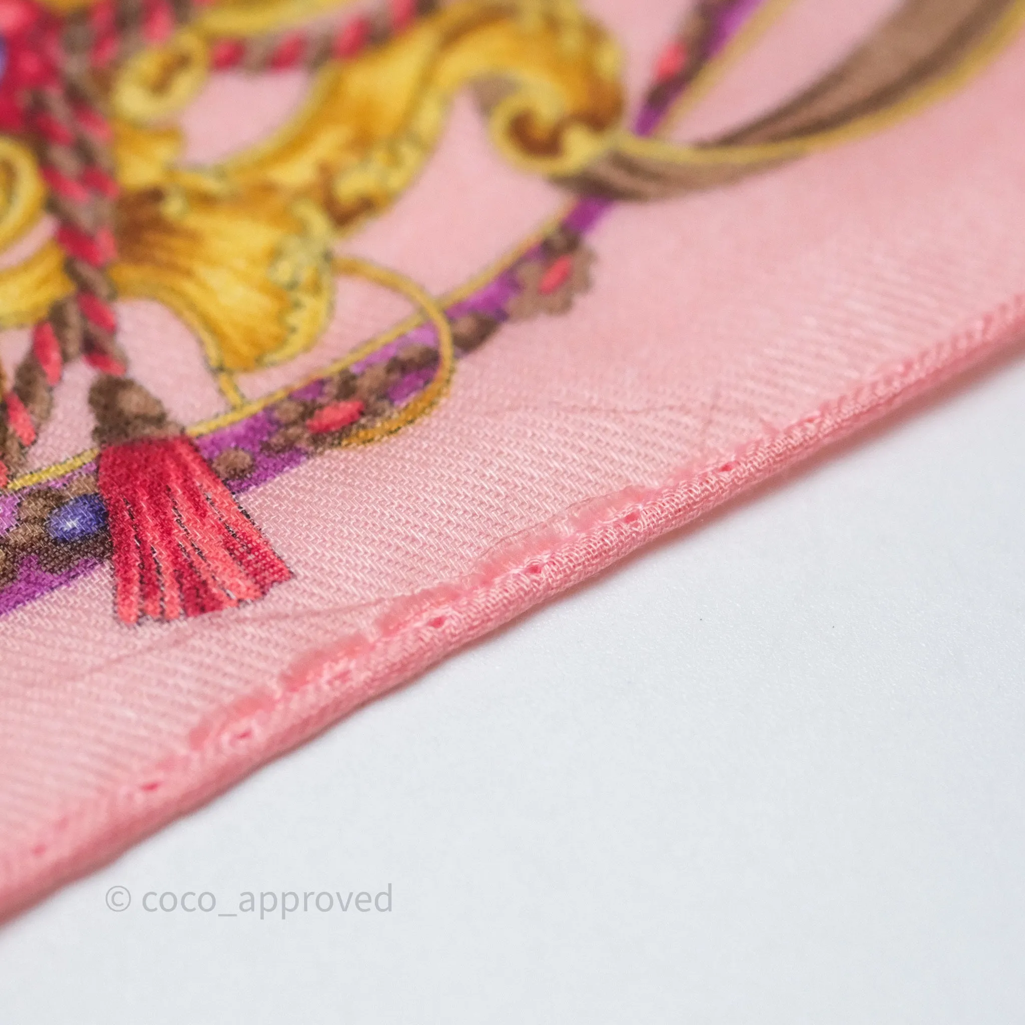 Celine Vintage Scarf Pink
