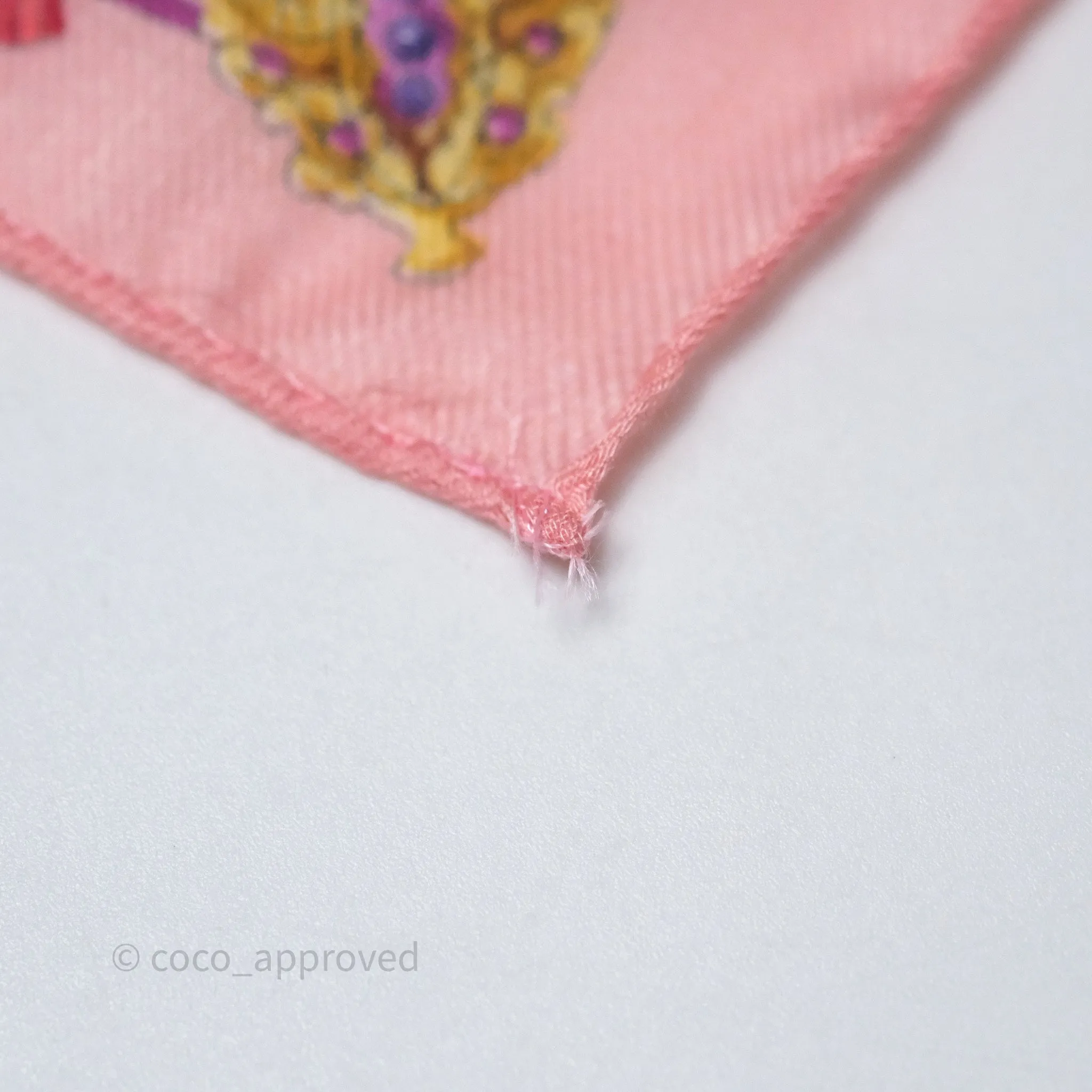 Celine Vintage Scarf Pink