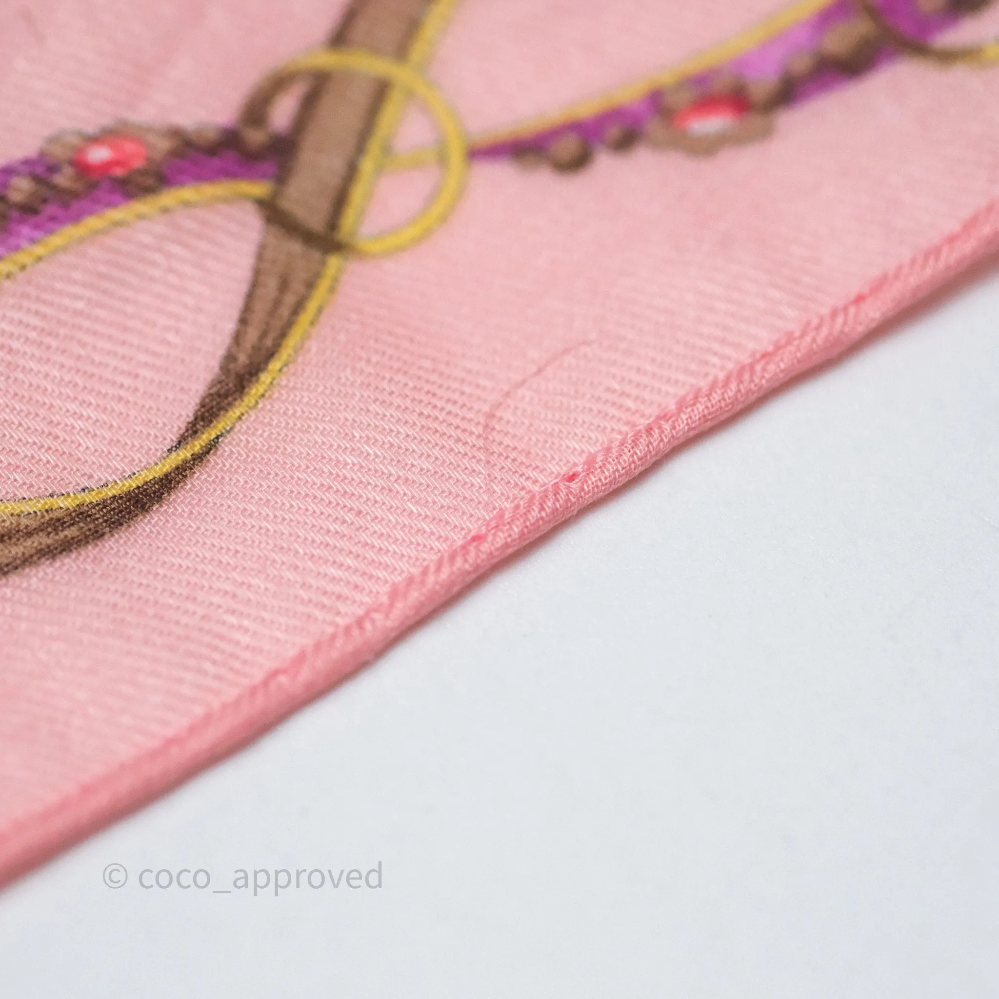 Celine Vintage Scarf Pink
