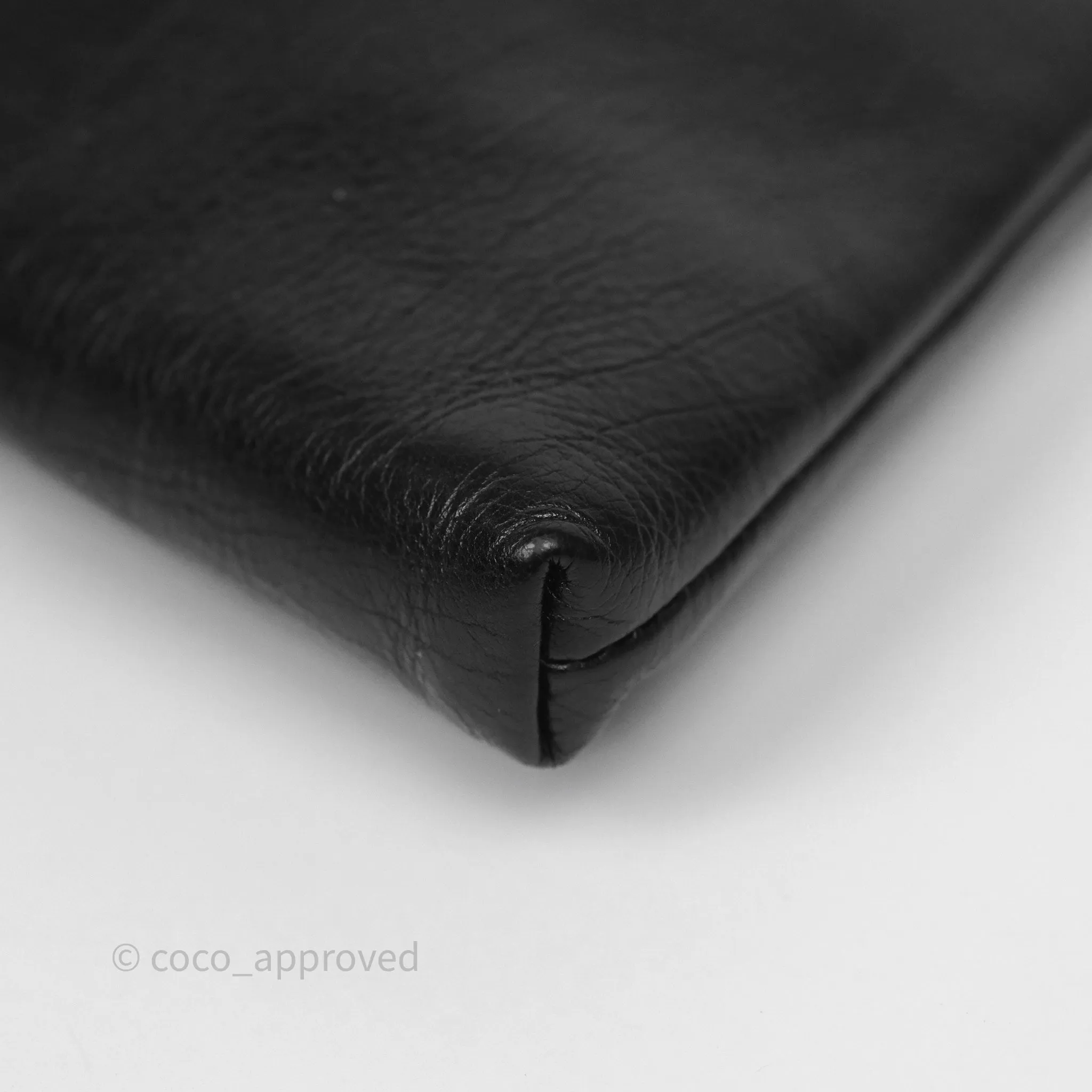 Celine Wiltern Clutch Black Calfskin
