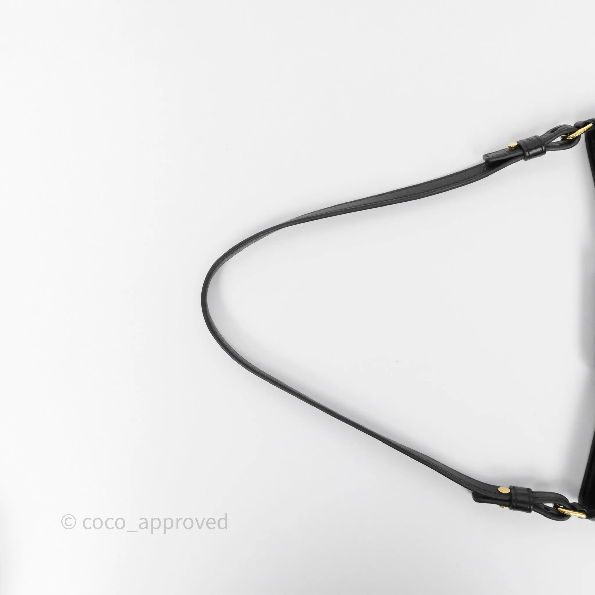 Celine Wiltern Clutch Black Calfskin