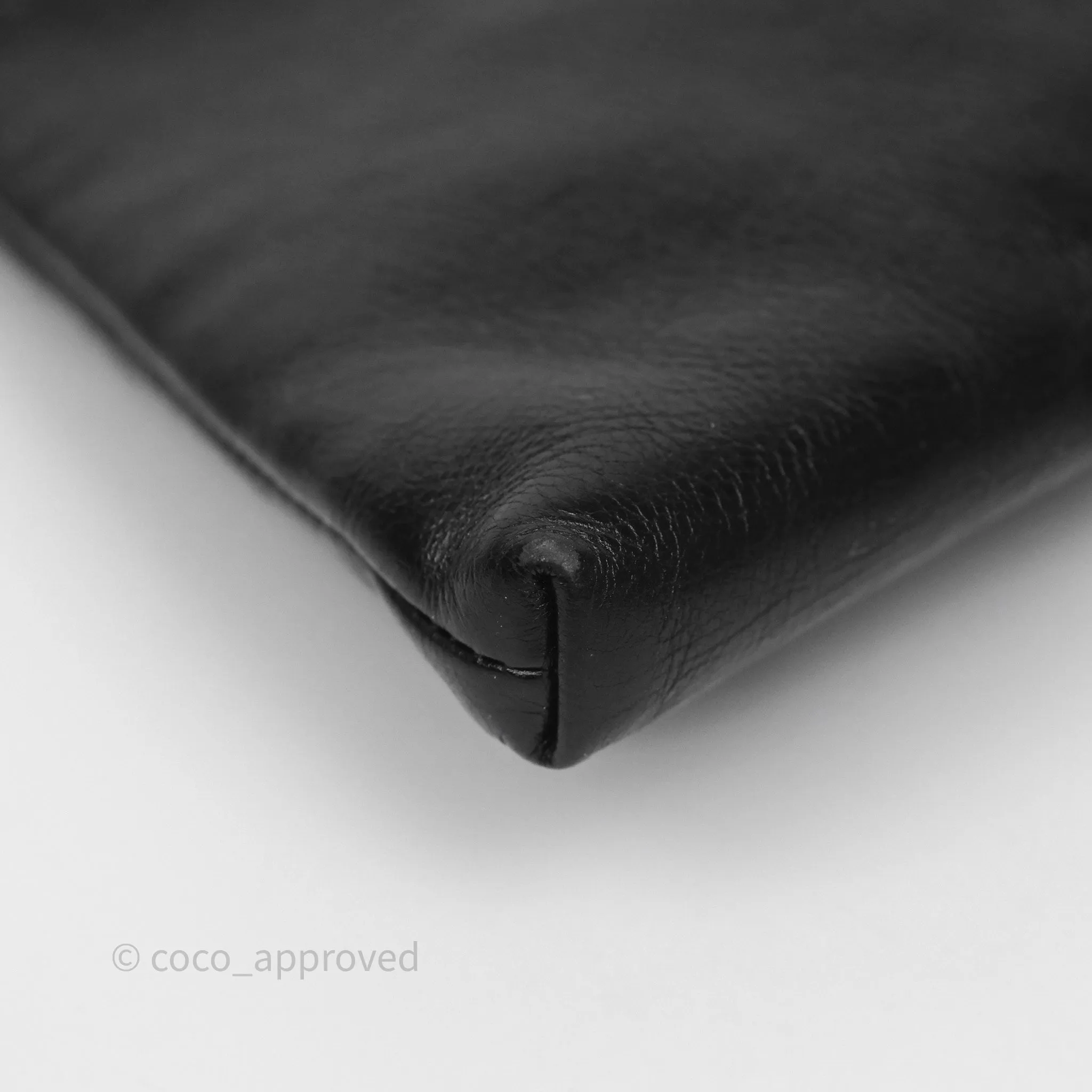 Celine Wiltern Clutch Black Calfskin