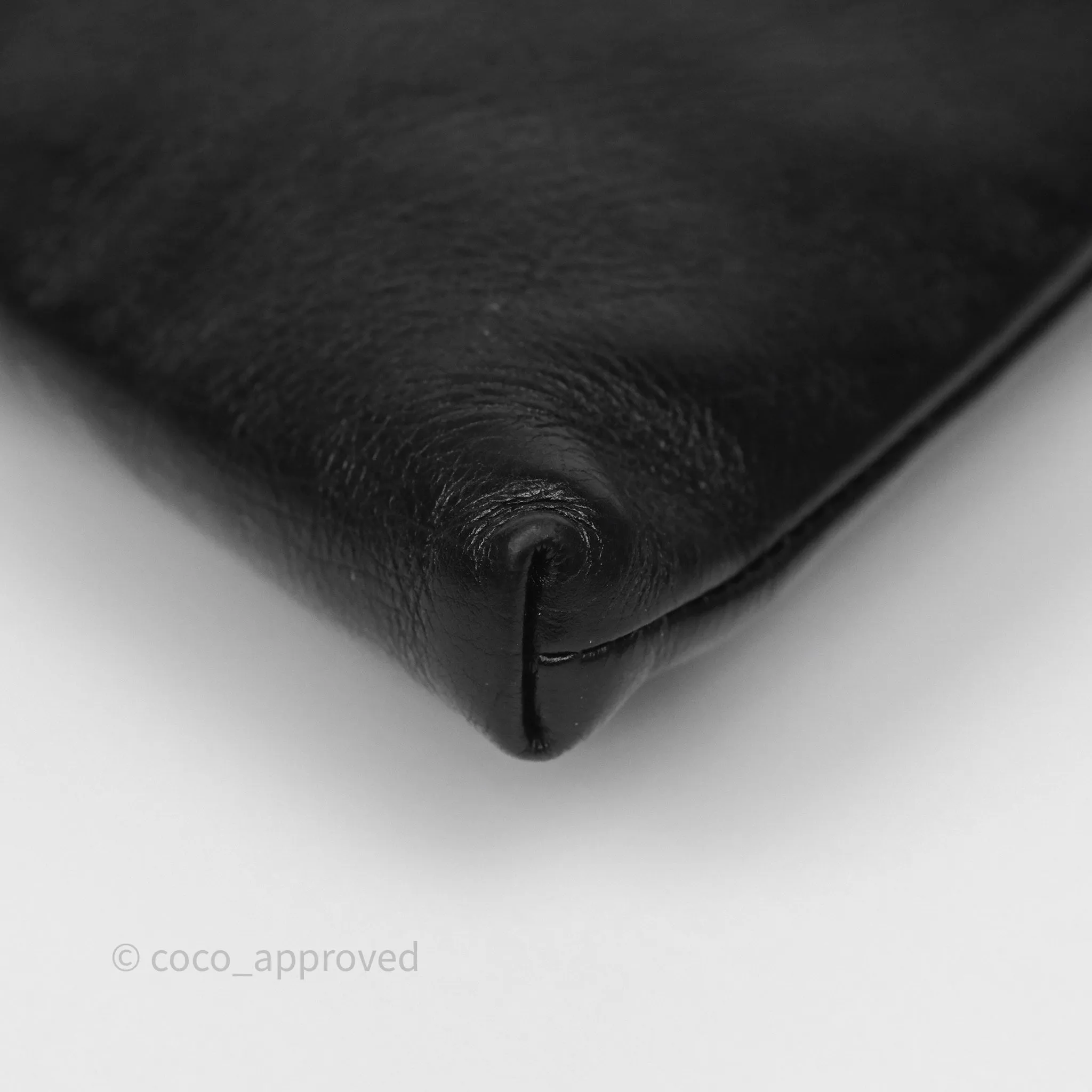 Celine Wiltern Clutch Black Calfskin