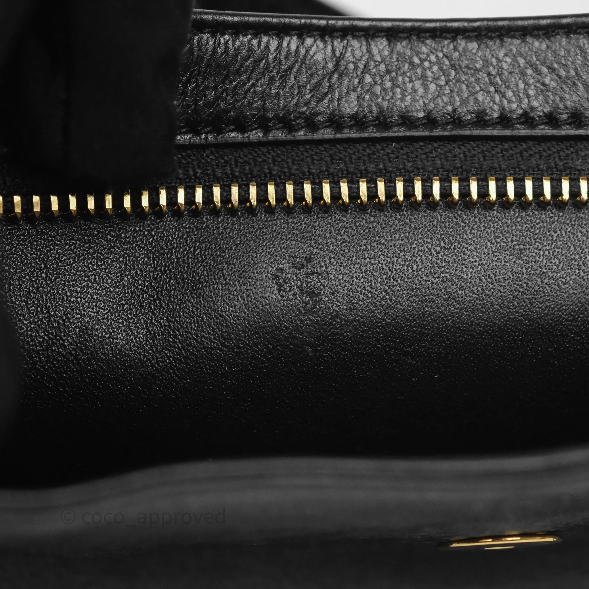 Celine Wiltern Clutch Black Calfskin