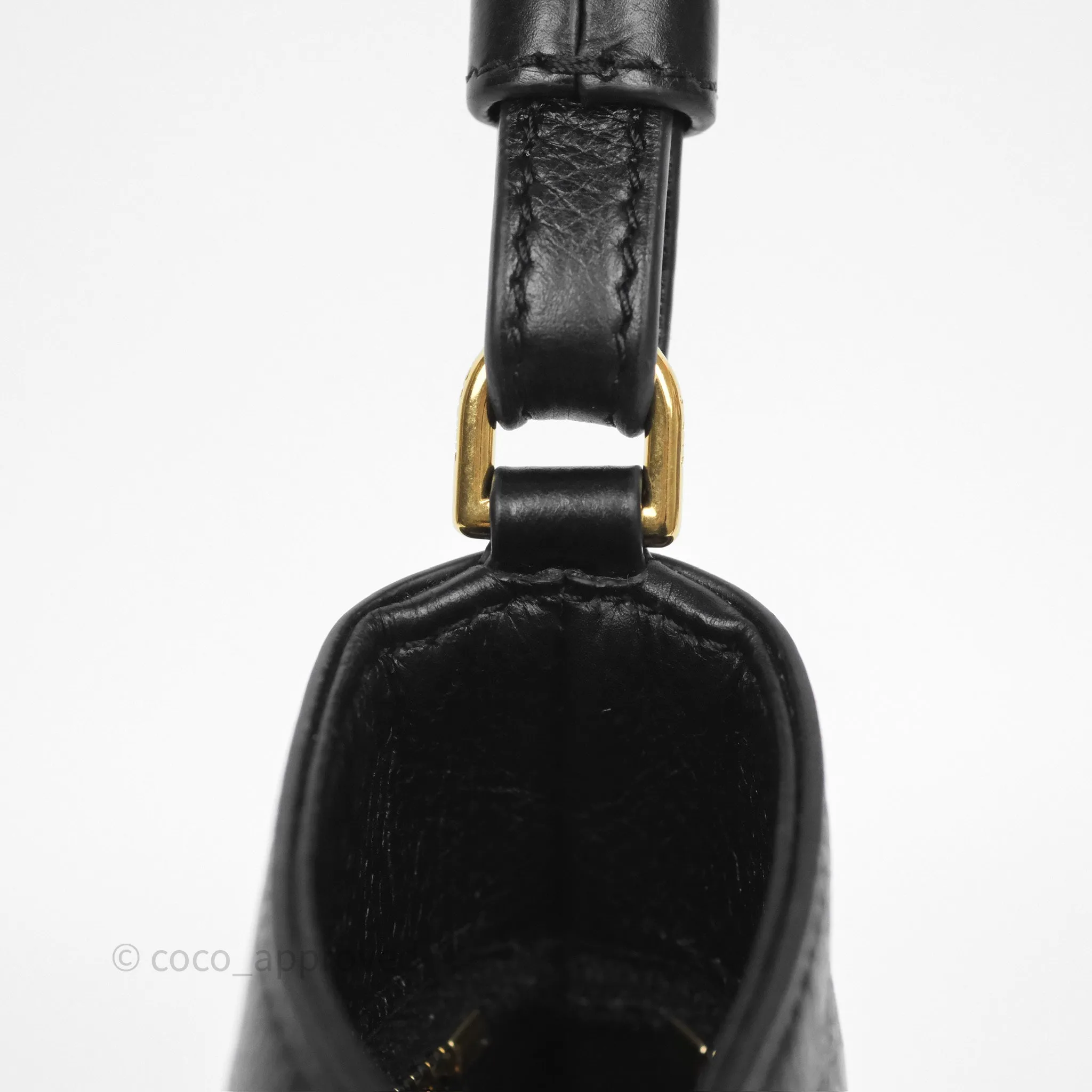 Celine Wiltern Clutch Black Calfskin
