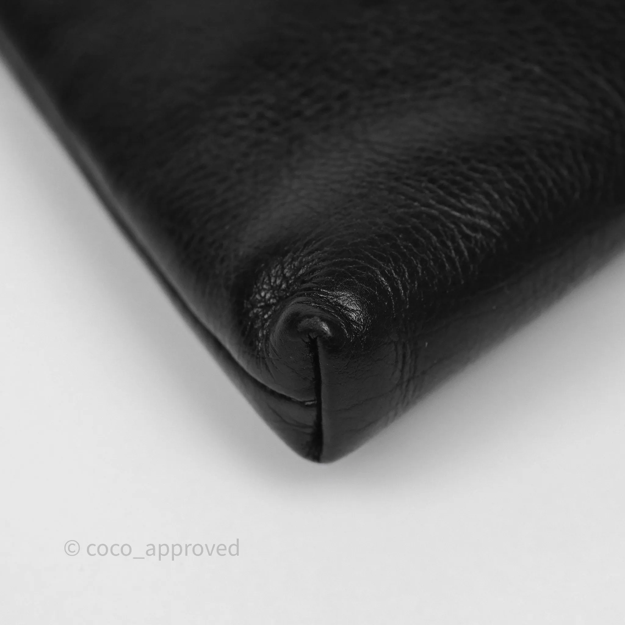Celine Wiltern Clutch Black Calfskin