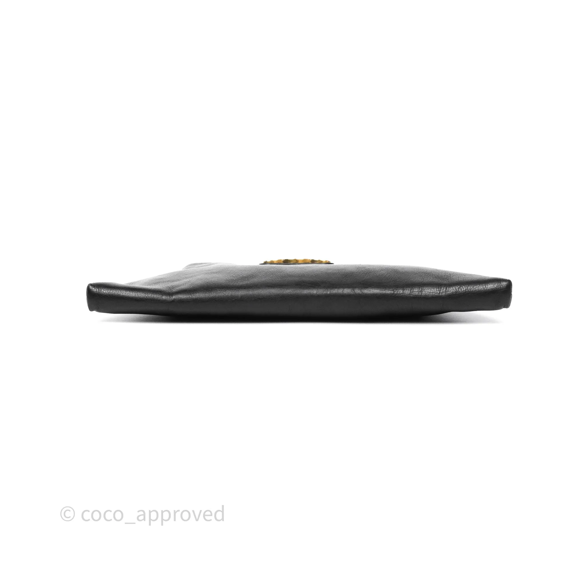 Celine Wiltern Clutch Black Calfskin
