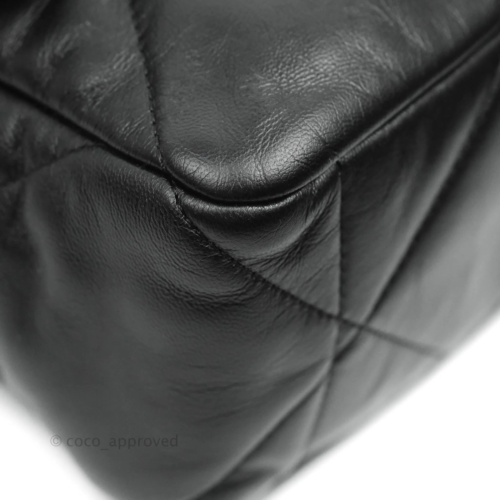 Chanel 19 Medium Black Goatskin Mixed Hardware