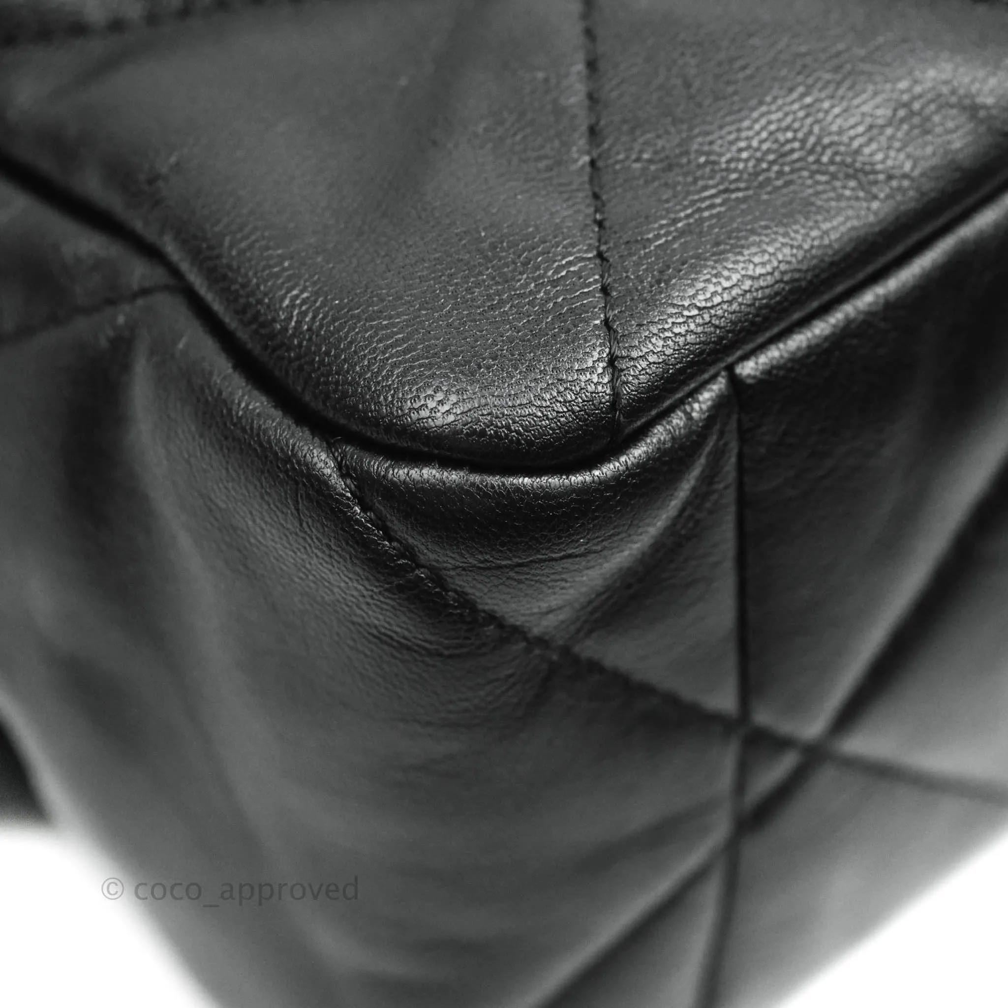 Chanel 19 Medium Black Goatskin Mixed Hardware