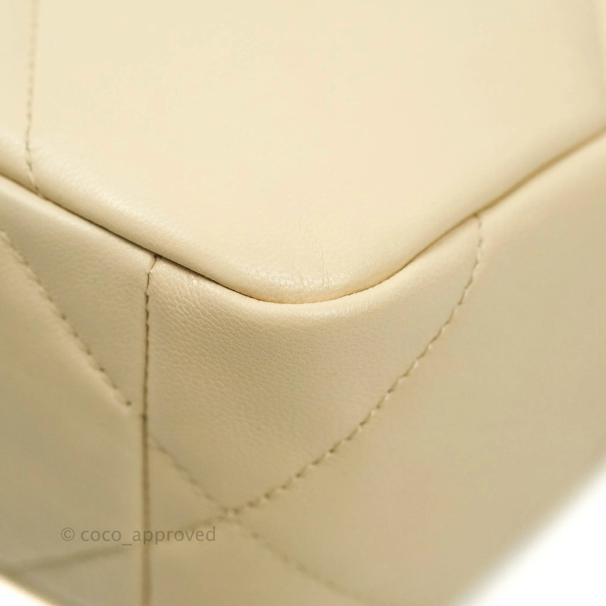 Chanel 19 Small Beige Goatskin Mixed Hardware