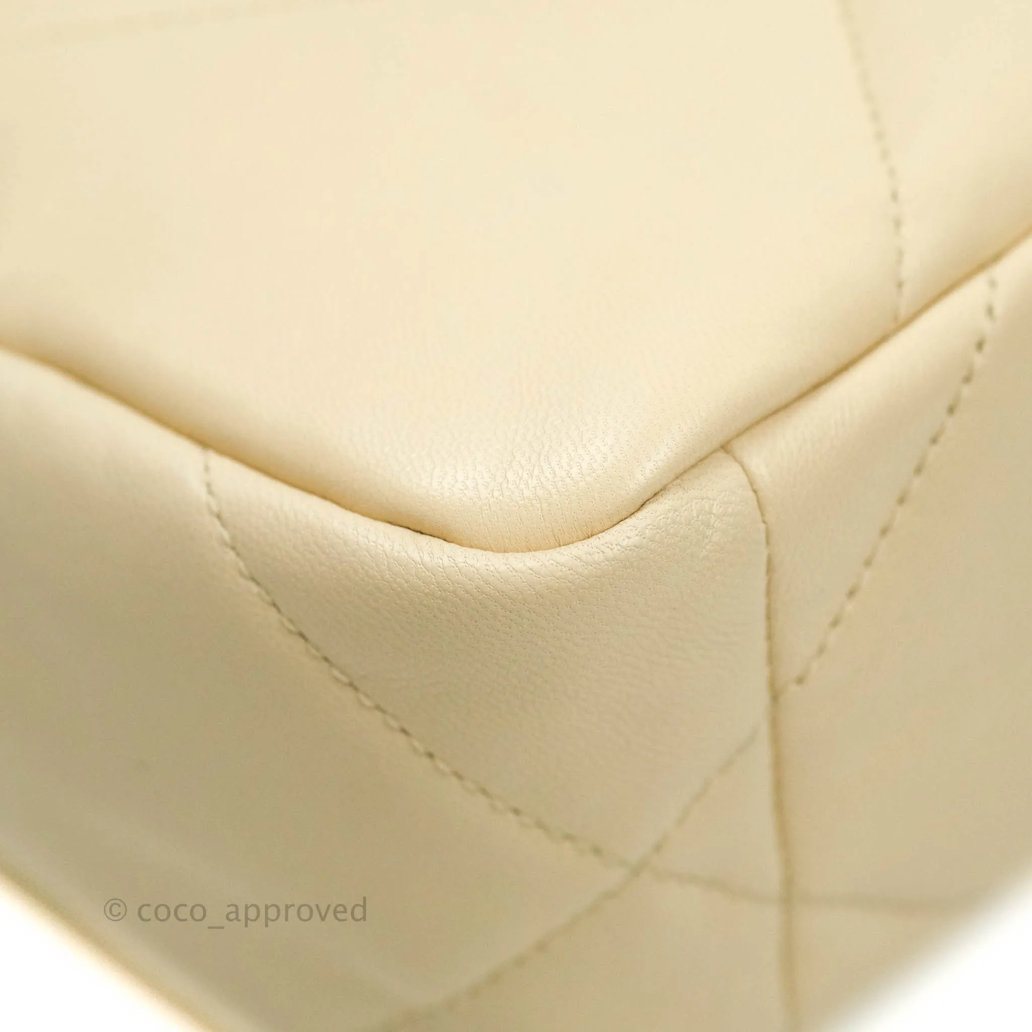 Chanel 19 Small Beige Goatskin Mixed Hardware