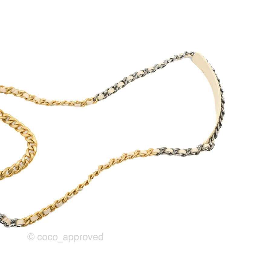 Chanel 19 Small Beige Goatskin Mixed Hardware