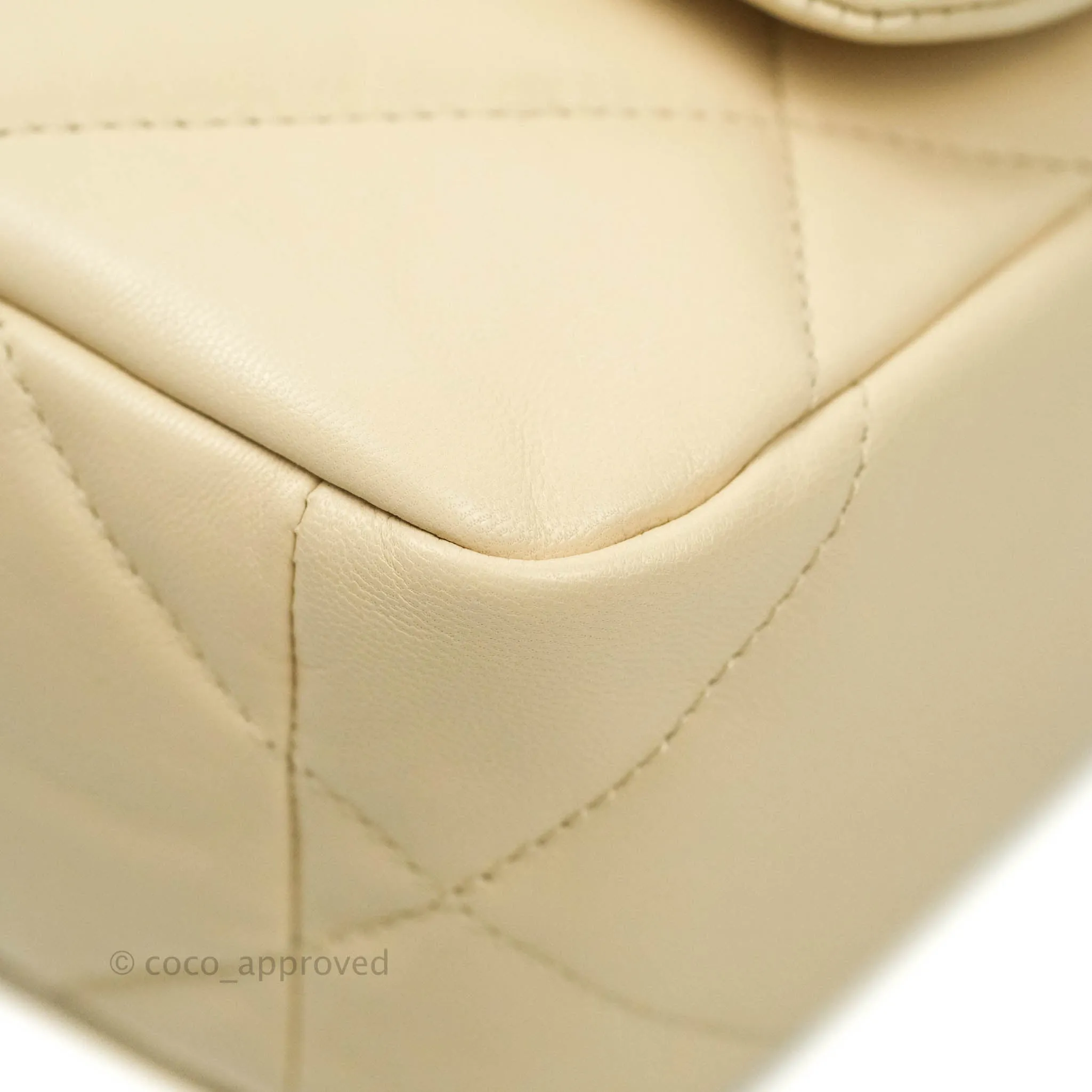 Chanel 19 Small Beige Goatskin Mixed Hardware