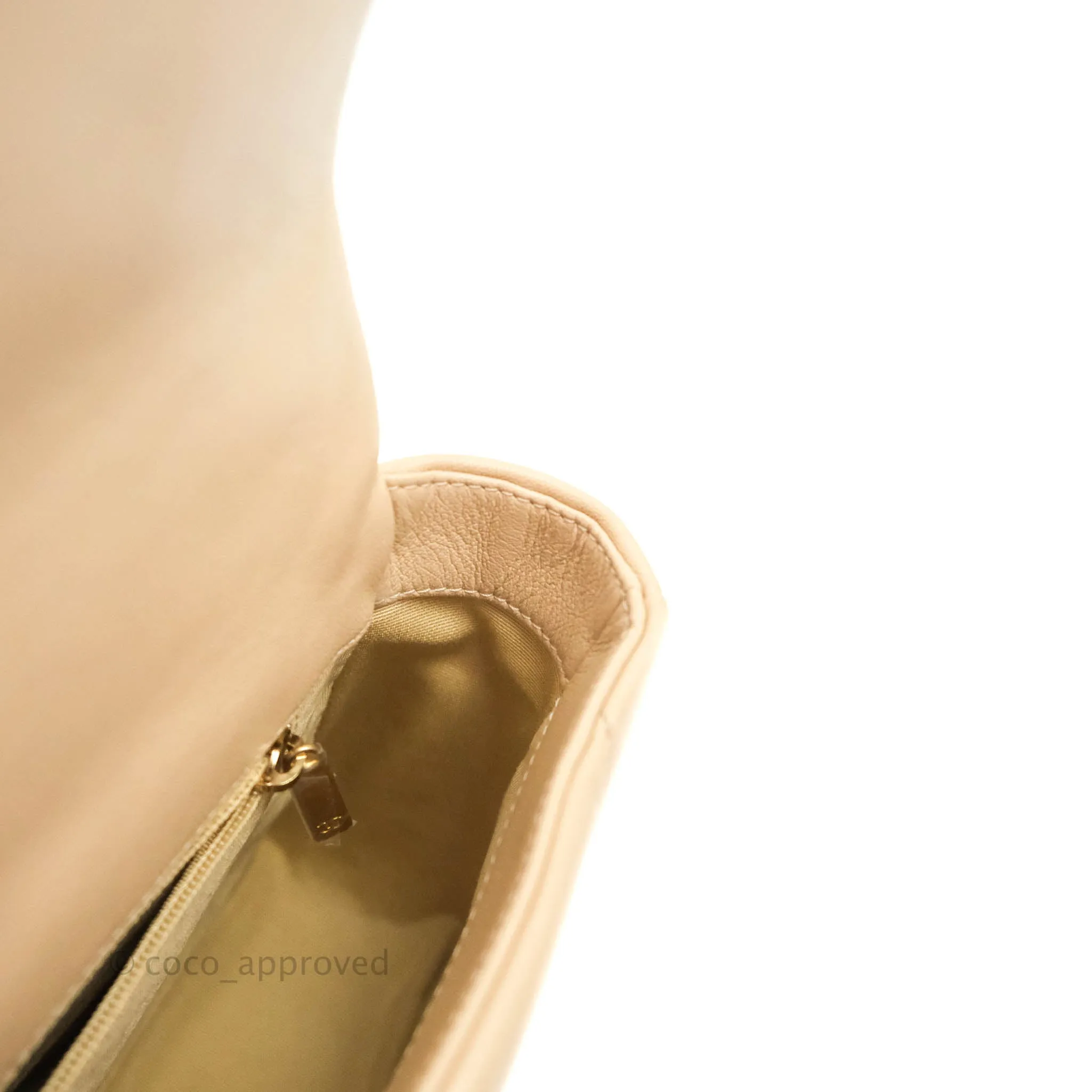 Chanel 19 Small Beige Mixed Hardware 20S