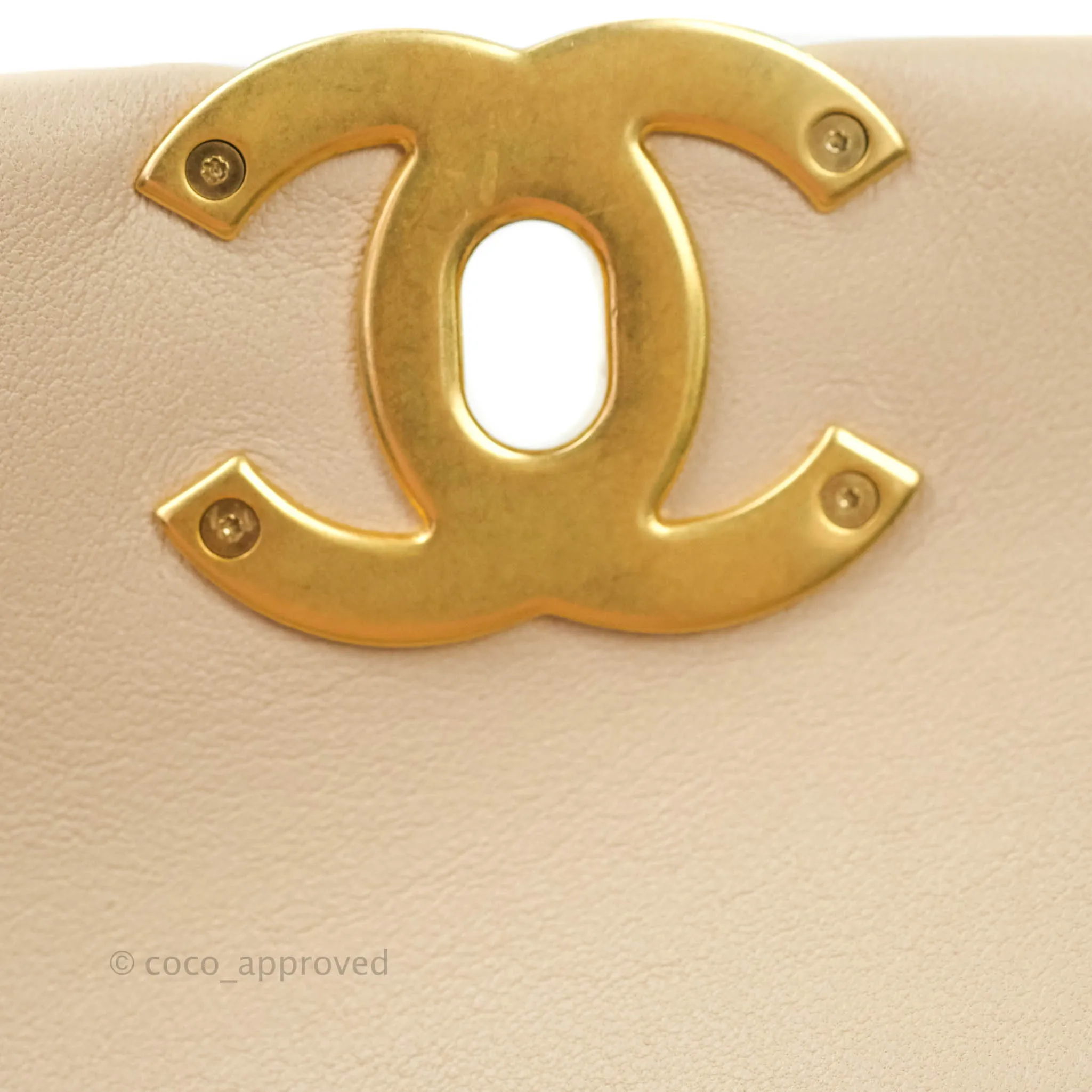 Chanel 19 Small Beige Mixed Hardware 20S
