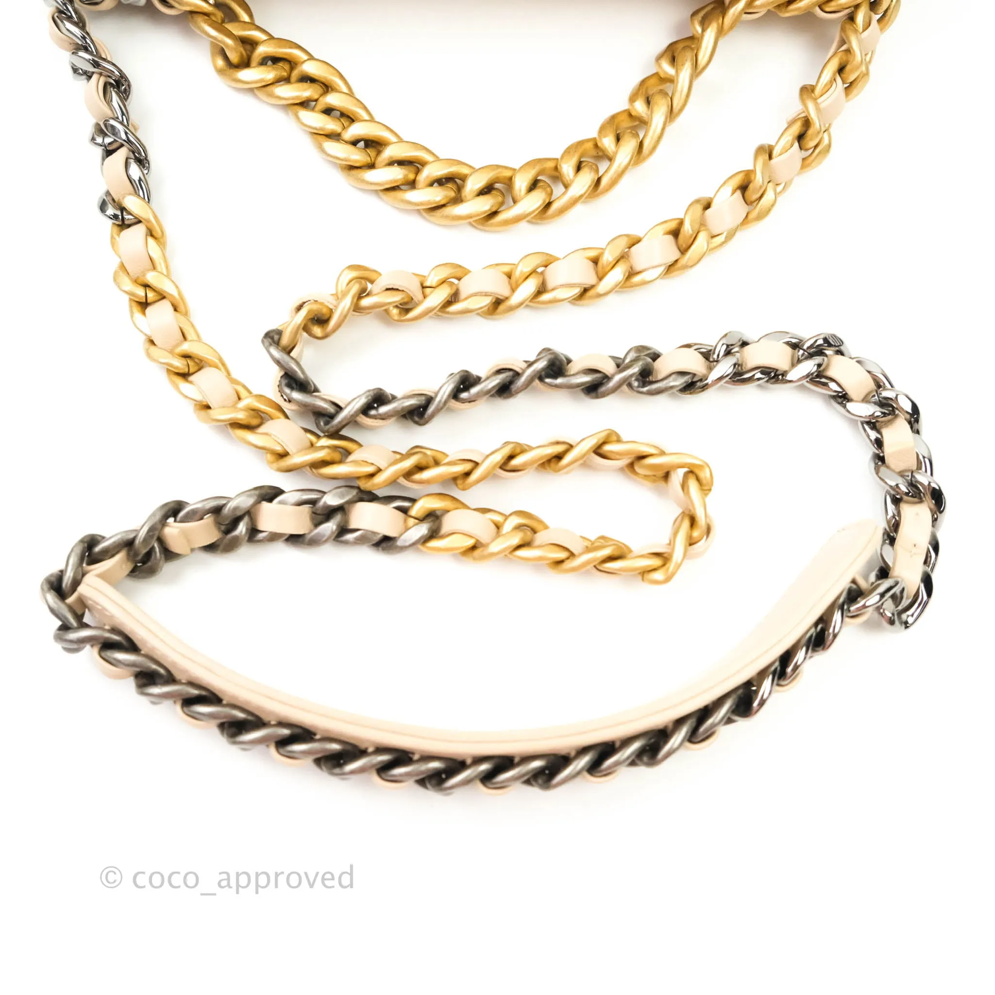 Chanel 19 Small Beige Mixed Hardware 20S