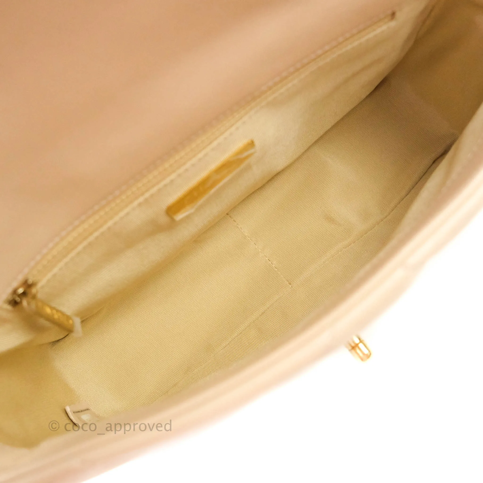 Chanel 19 Small Beige Mixed Hardware 20S