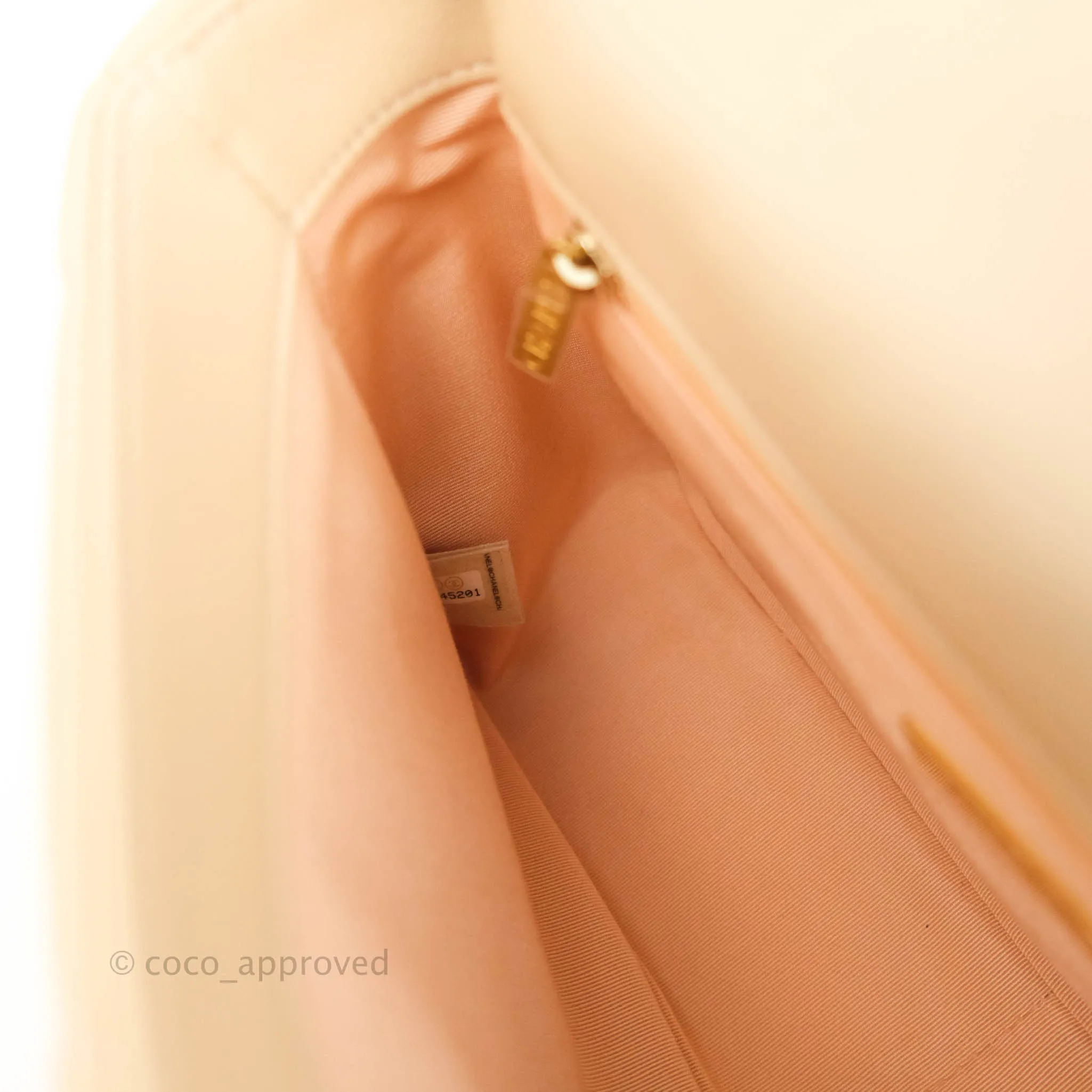 Chanel 19 Small Beige Mixed Hardware