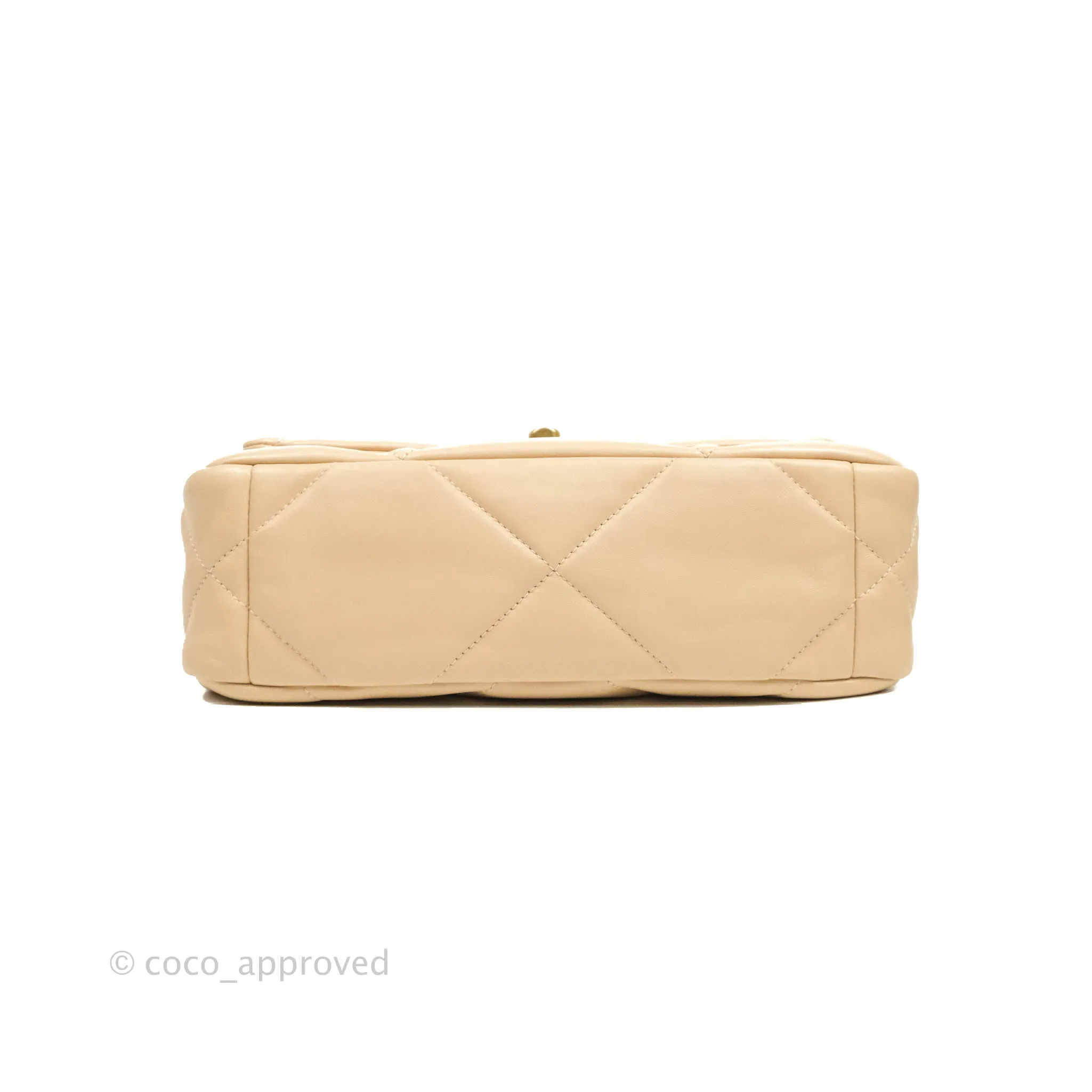 Chanel 19 Small Beige Mixed Hardware