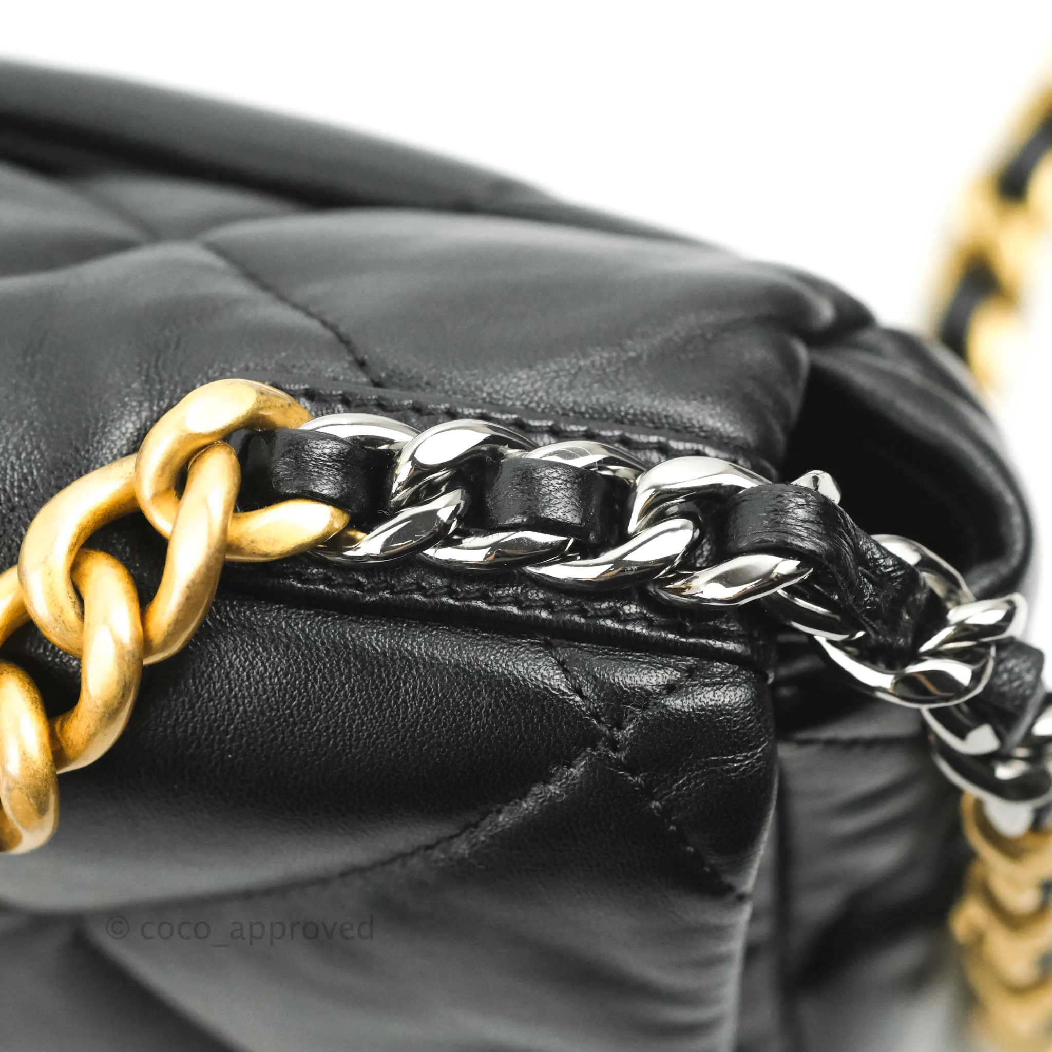 Chanel 19 Small Black Lambskin Mixed Hardware 21K