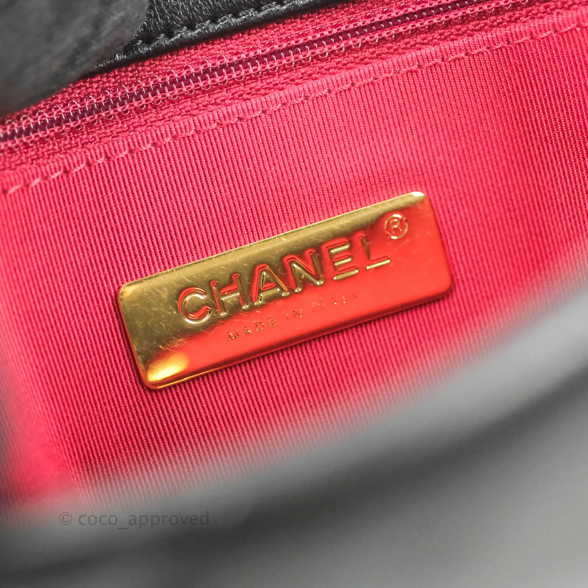Chanel 19 Small Black Lambskin Mixed Hardware 21K