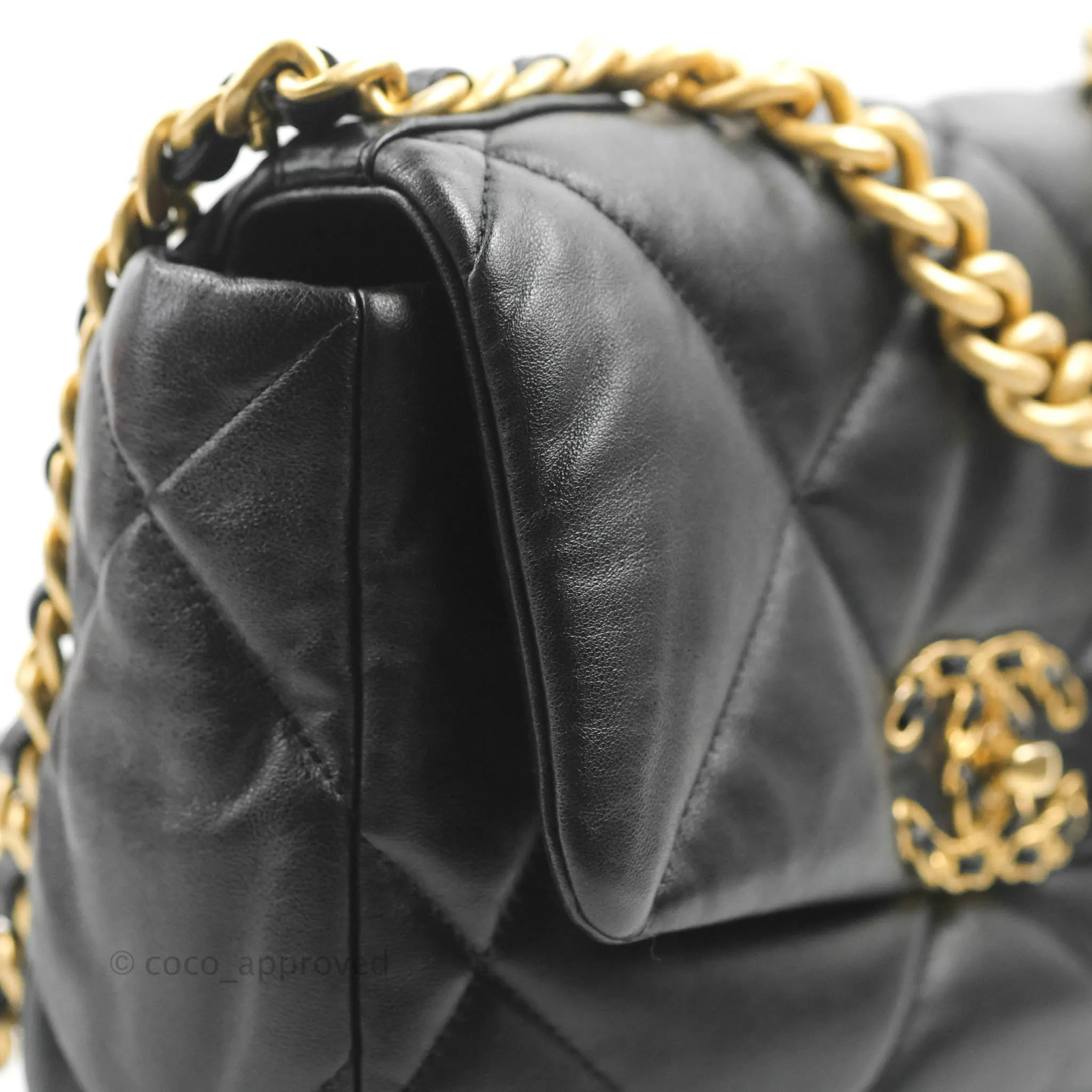 Chanel 19 Small Black Lambskin Mixed Hardware 21K