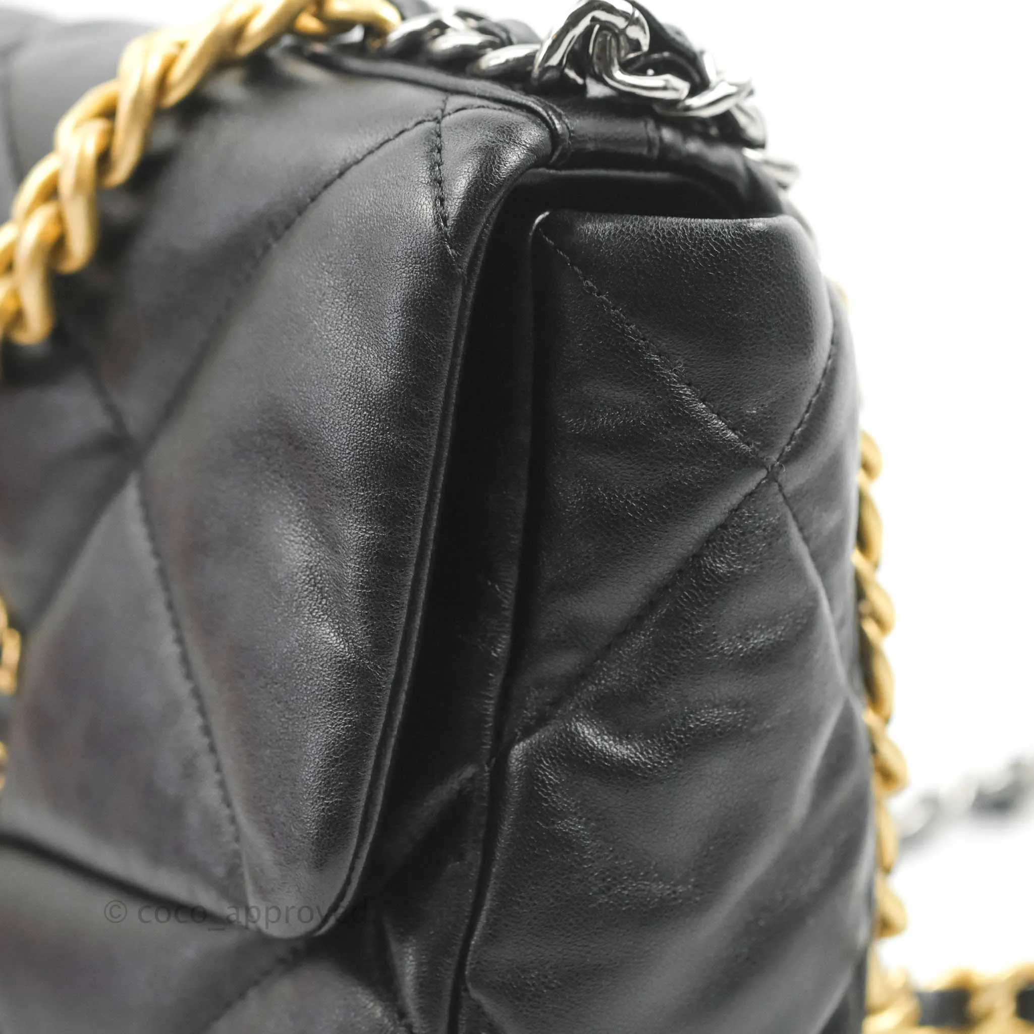 Chanel 19 Small Black Lambskin Mixed Hardware 21K