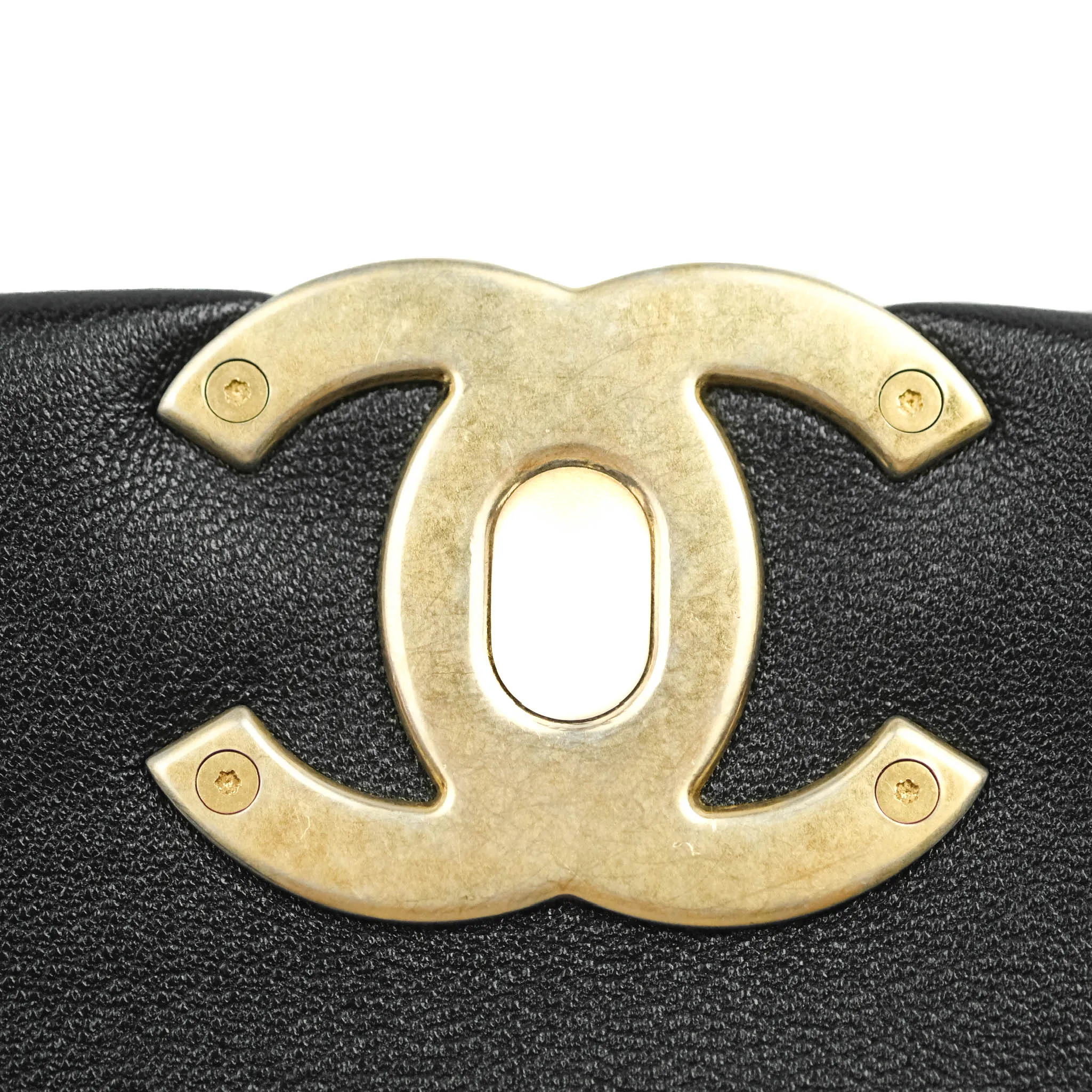 Chanel 19 Small Black Lambskin Mixed Hardware