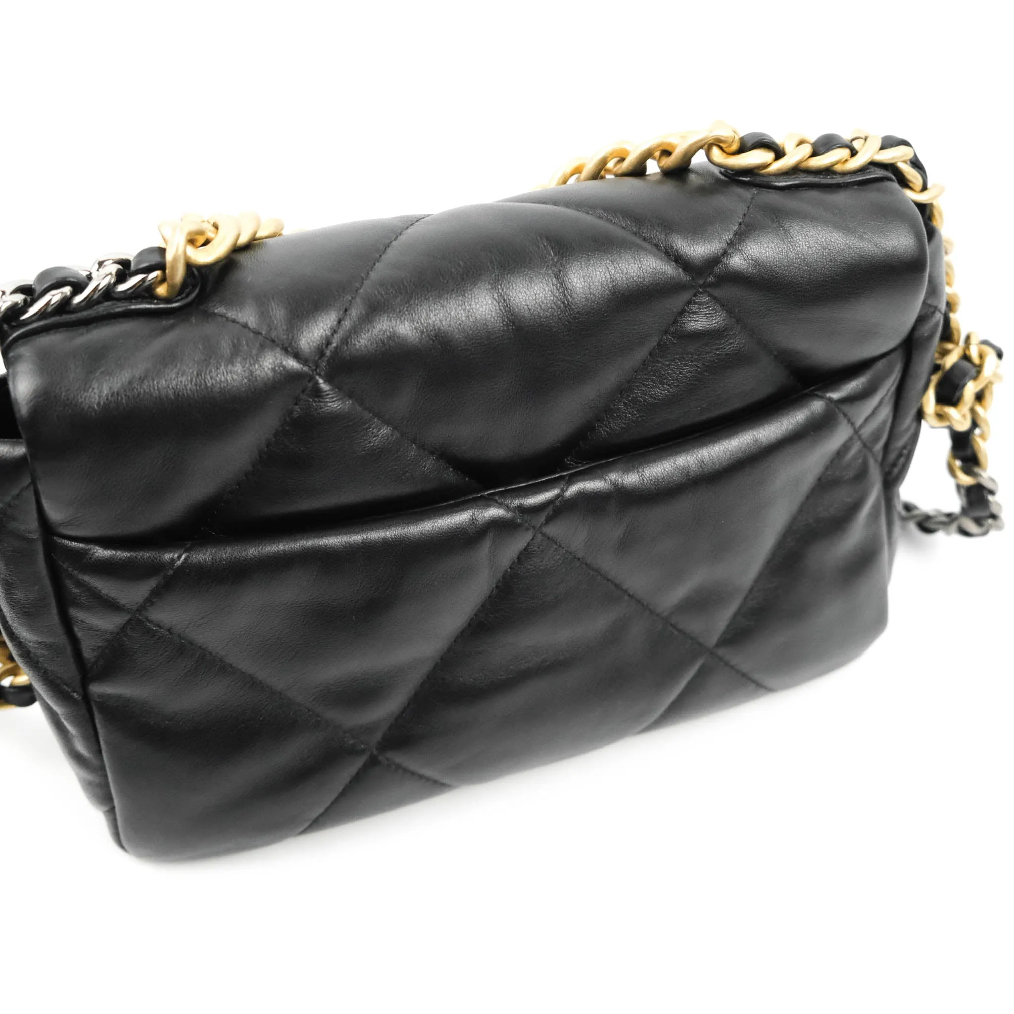 Chanel 19 Small Black Mixed Hardware