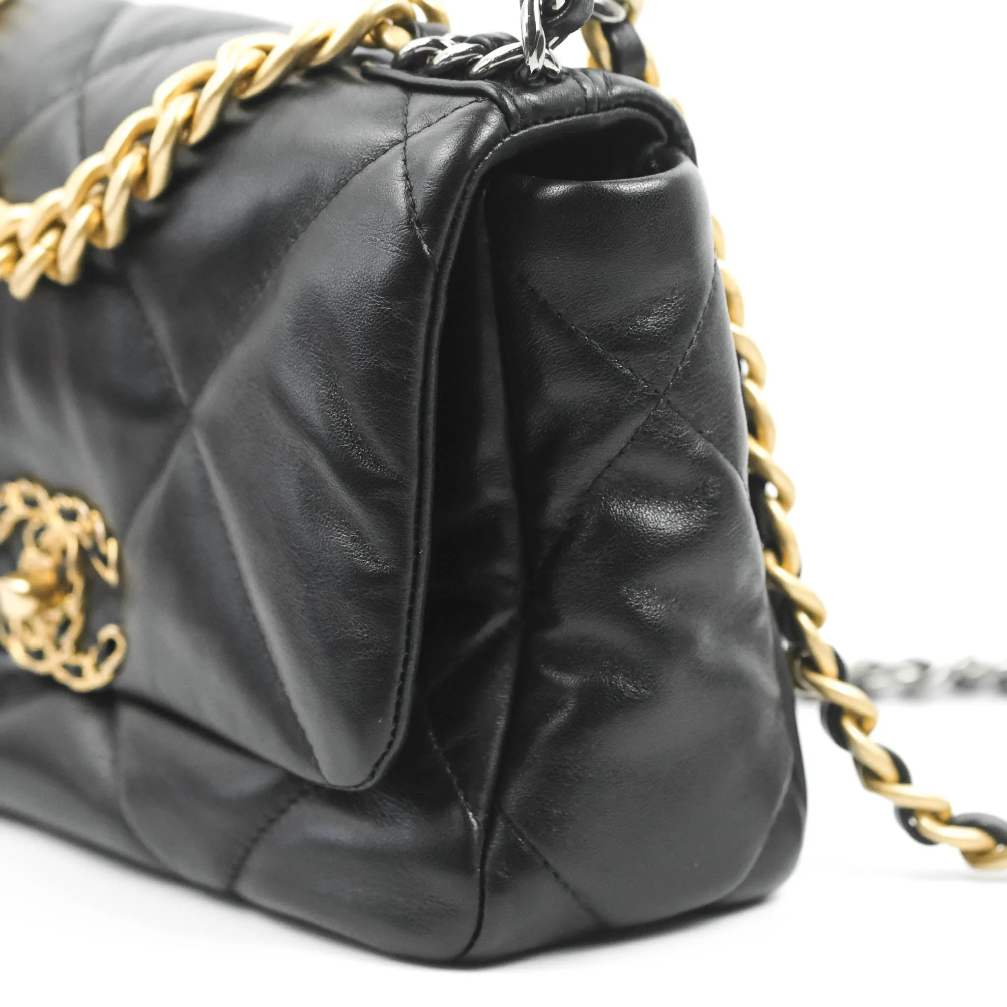 Chanel 19 Small Black Mixed Hardware